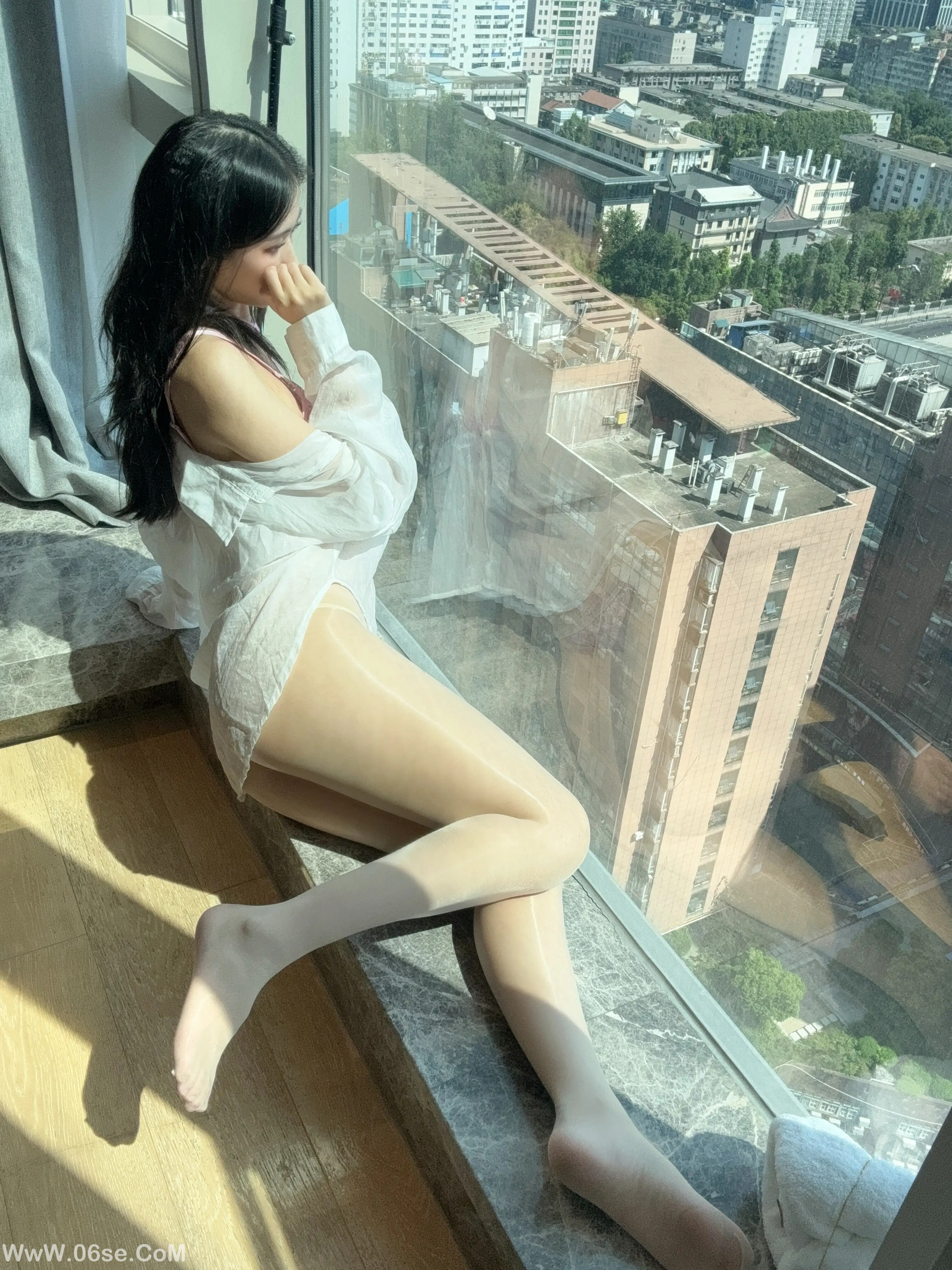 图片[23]-不呆猫 – 粉色衬衣女友-六色网