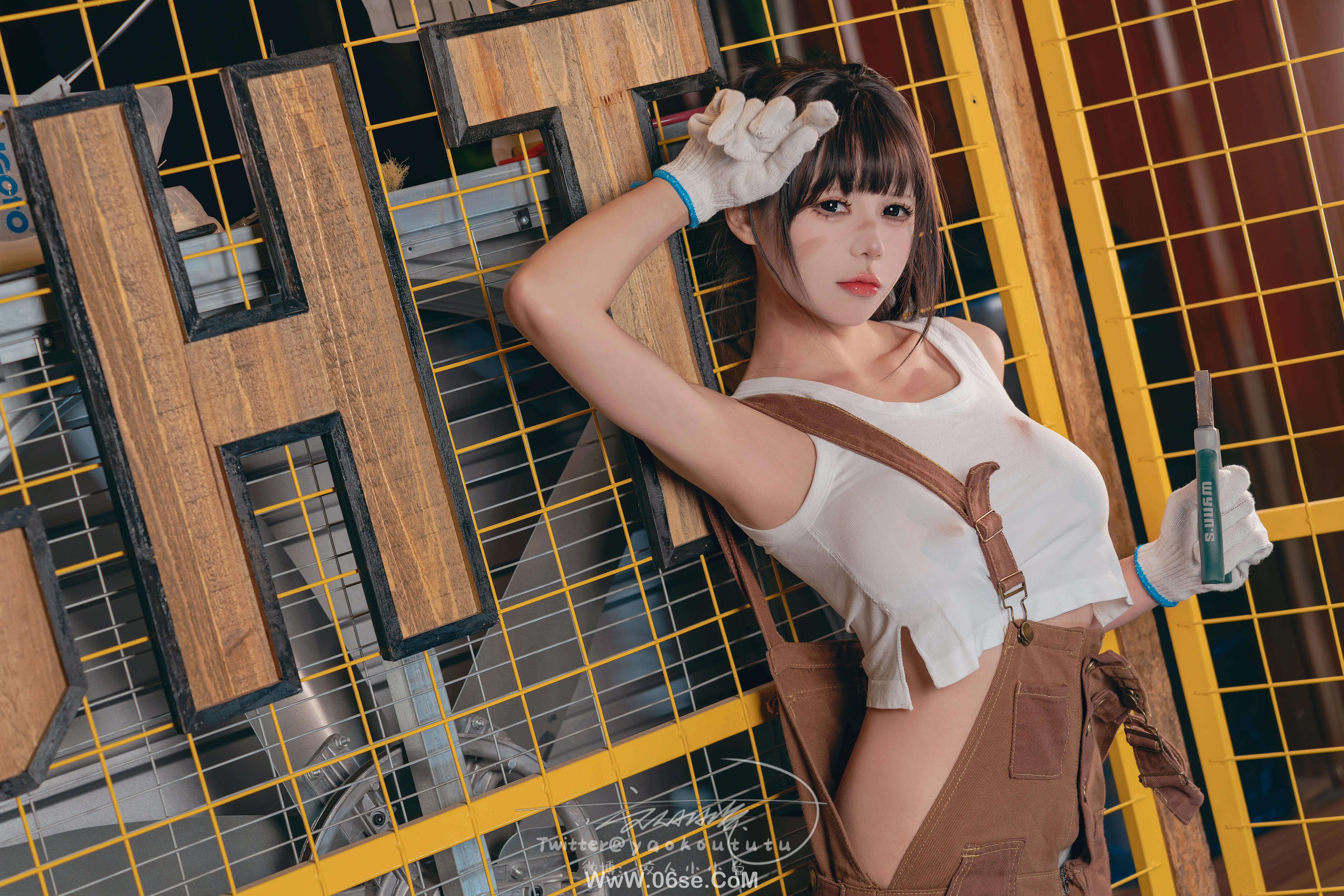 图片[15]-咬一口兔娘 机车修理工-六色网