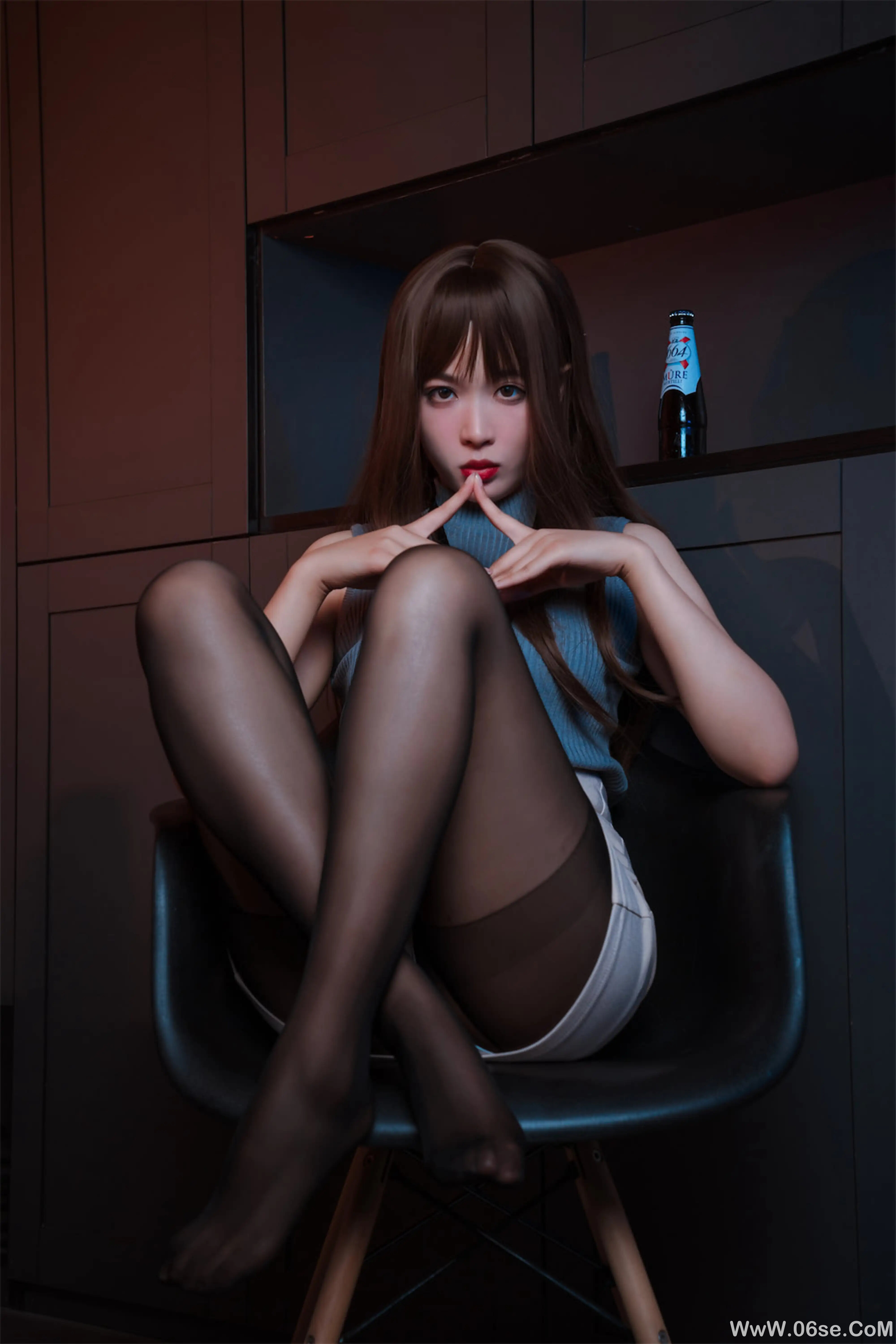 图片[15]-轩萧学姐 微醺喝醉了ol-六色网