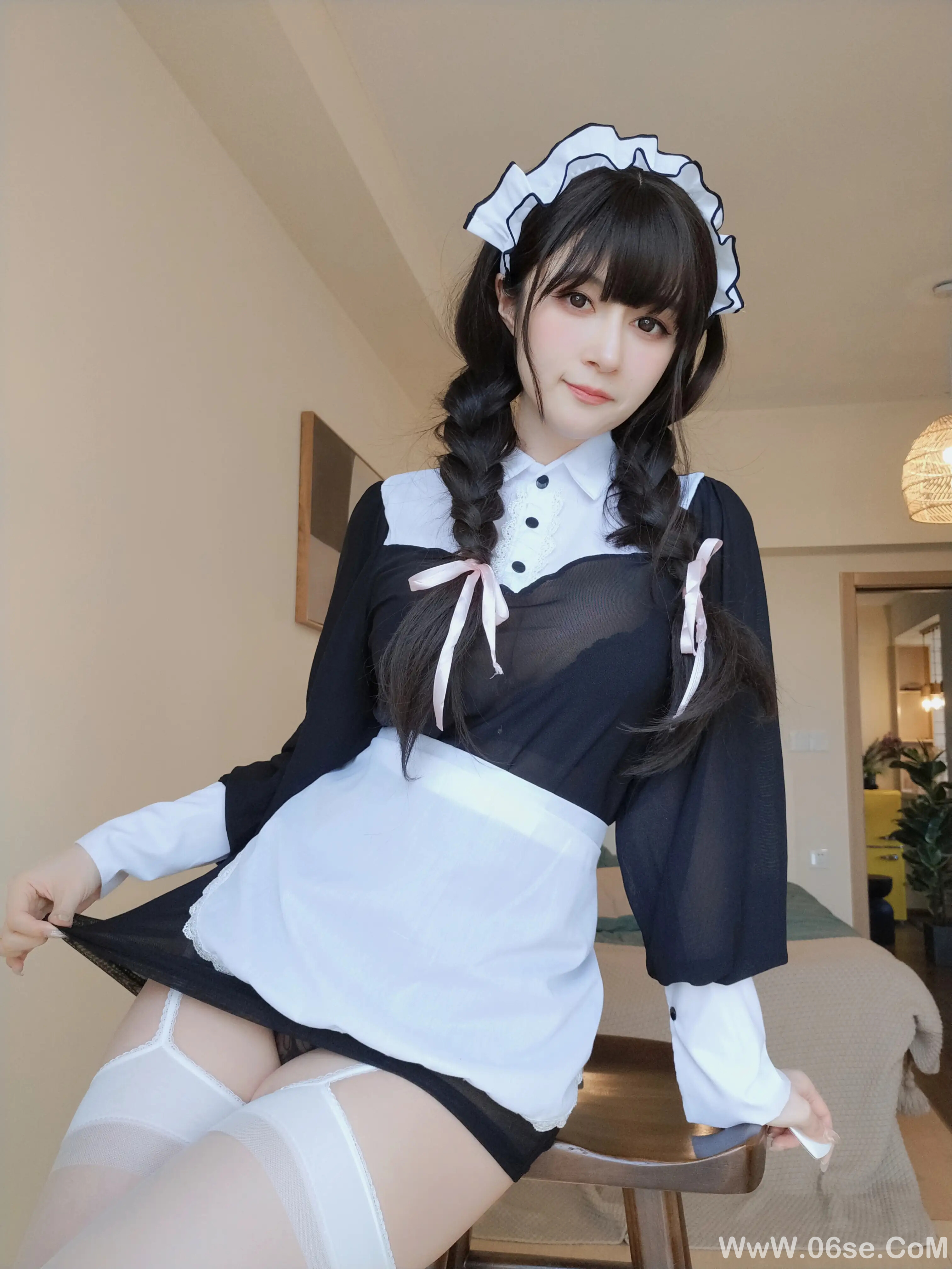 图片[54]-白银81 – 透明なメイド服-六色网