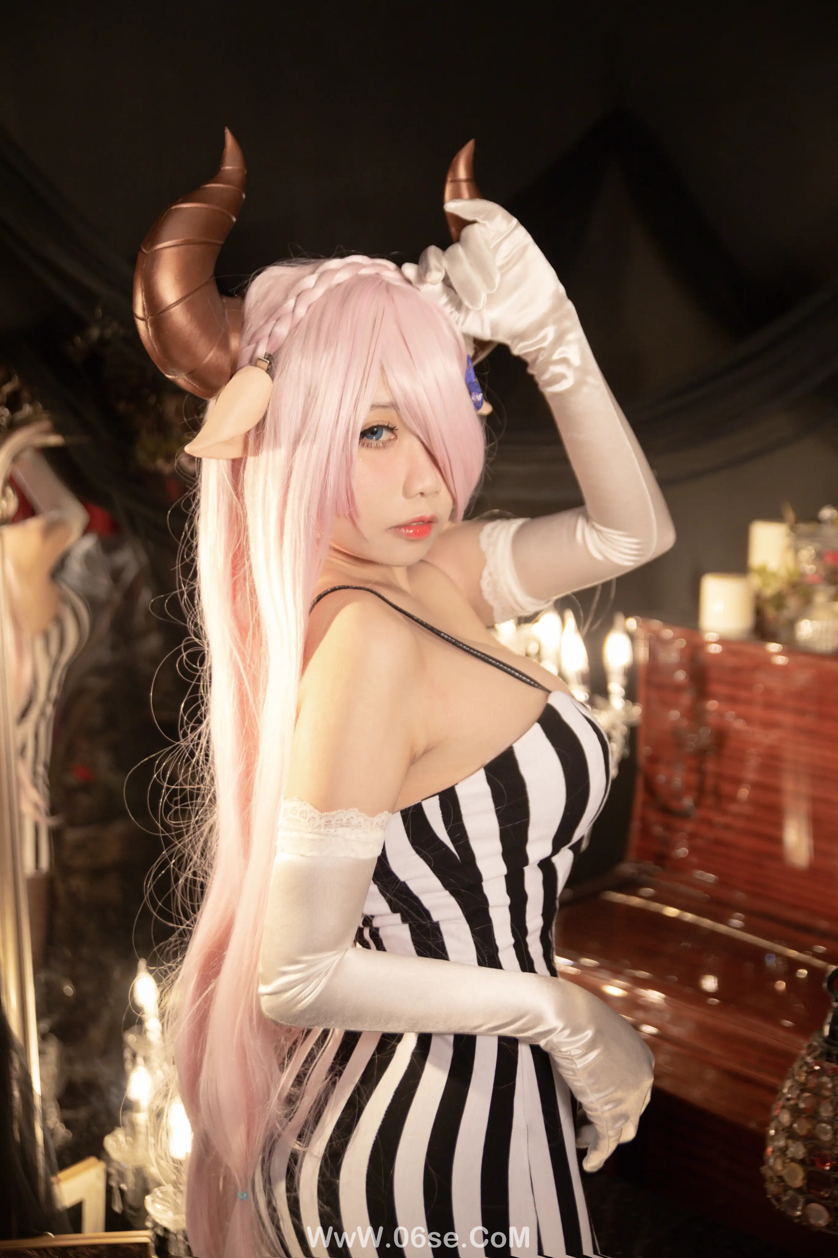 图片[17]-贞子蜜桃 娜露梅亚礼服-六色网
