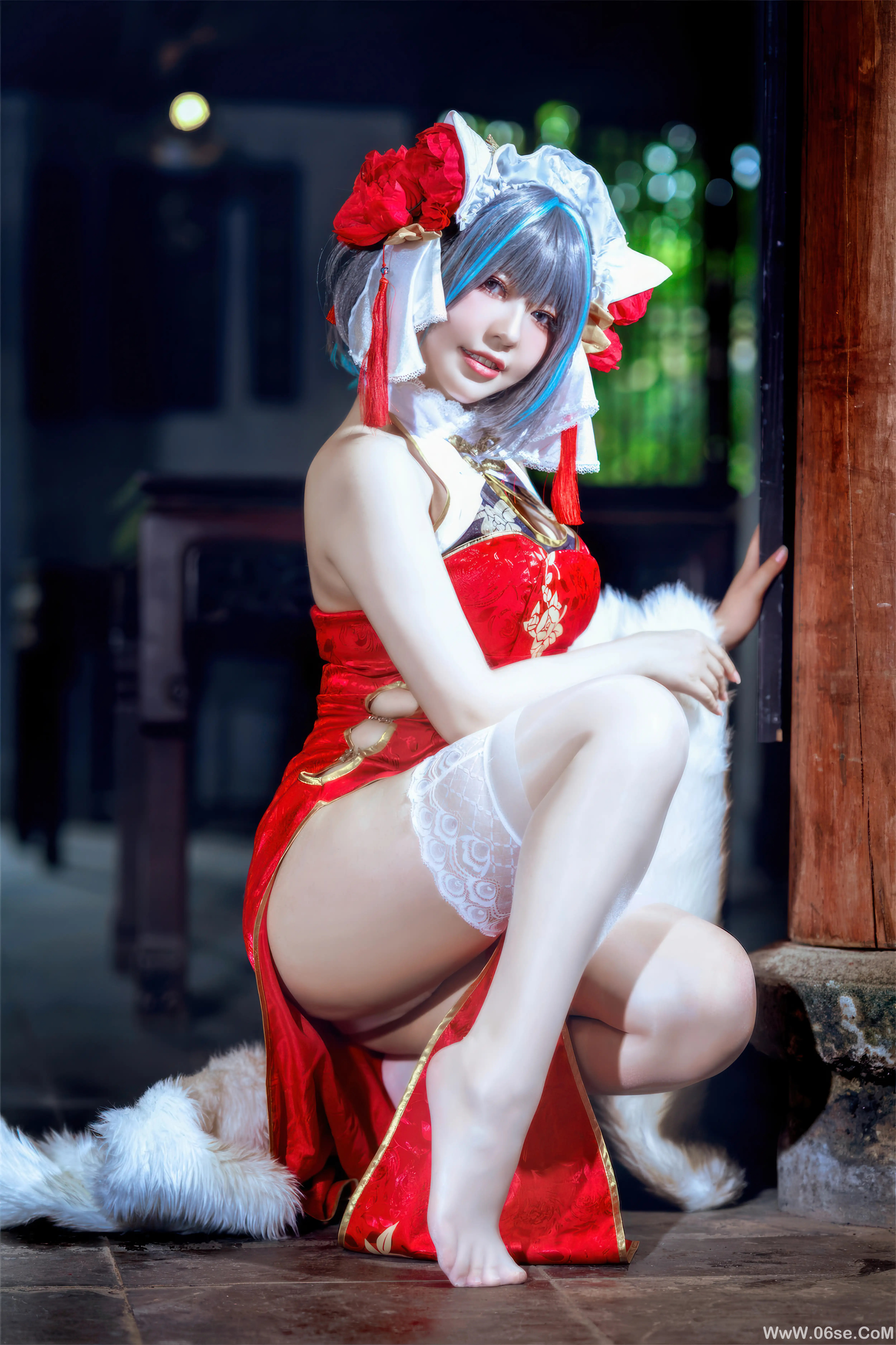 图片[22]-半半子 – 碧蓝航线 柴郡 中华娘旗袍-六色网