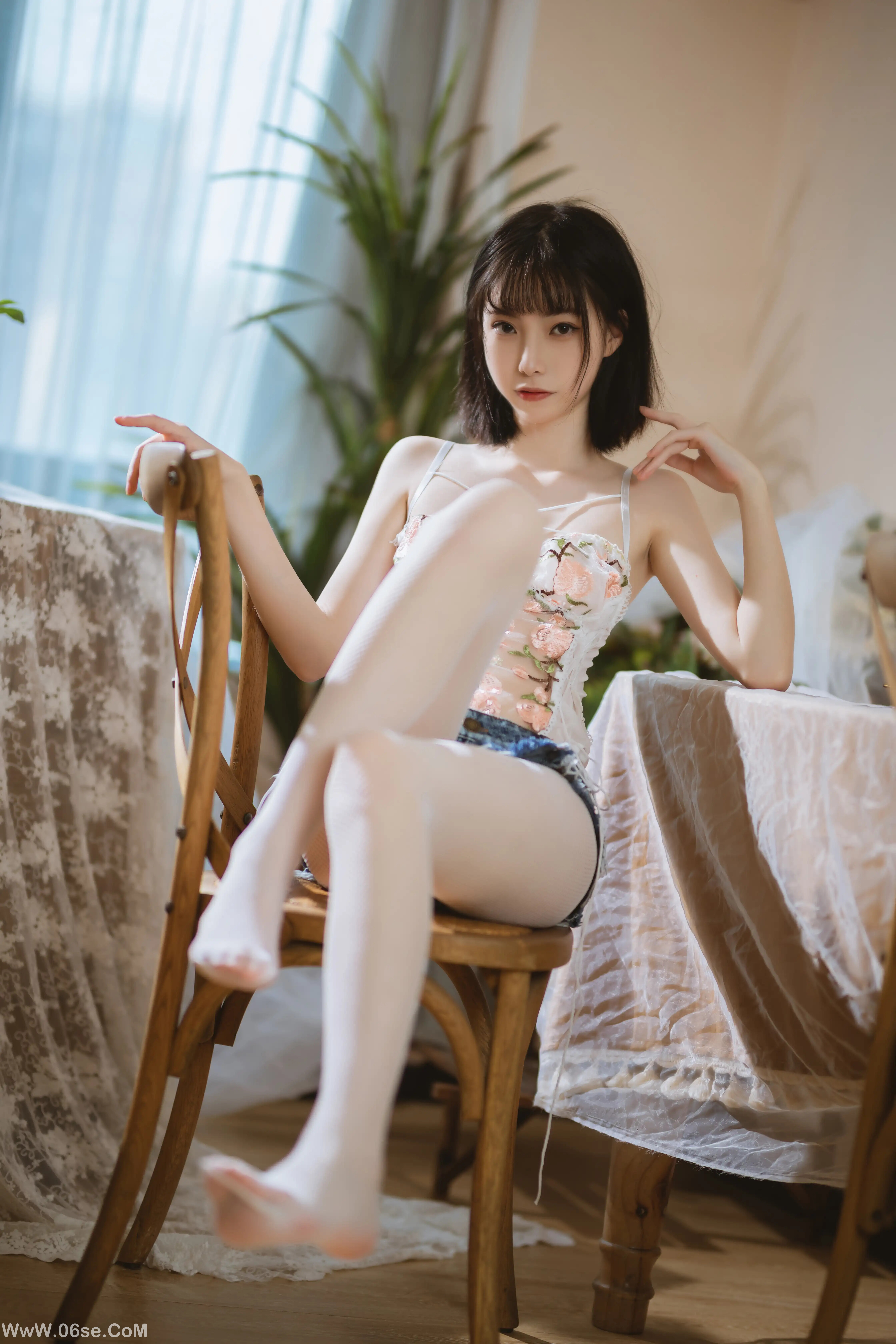 图片[37]-许岚LAN 纯欲牛仔短裤-六色网
