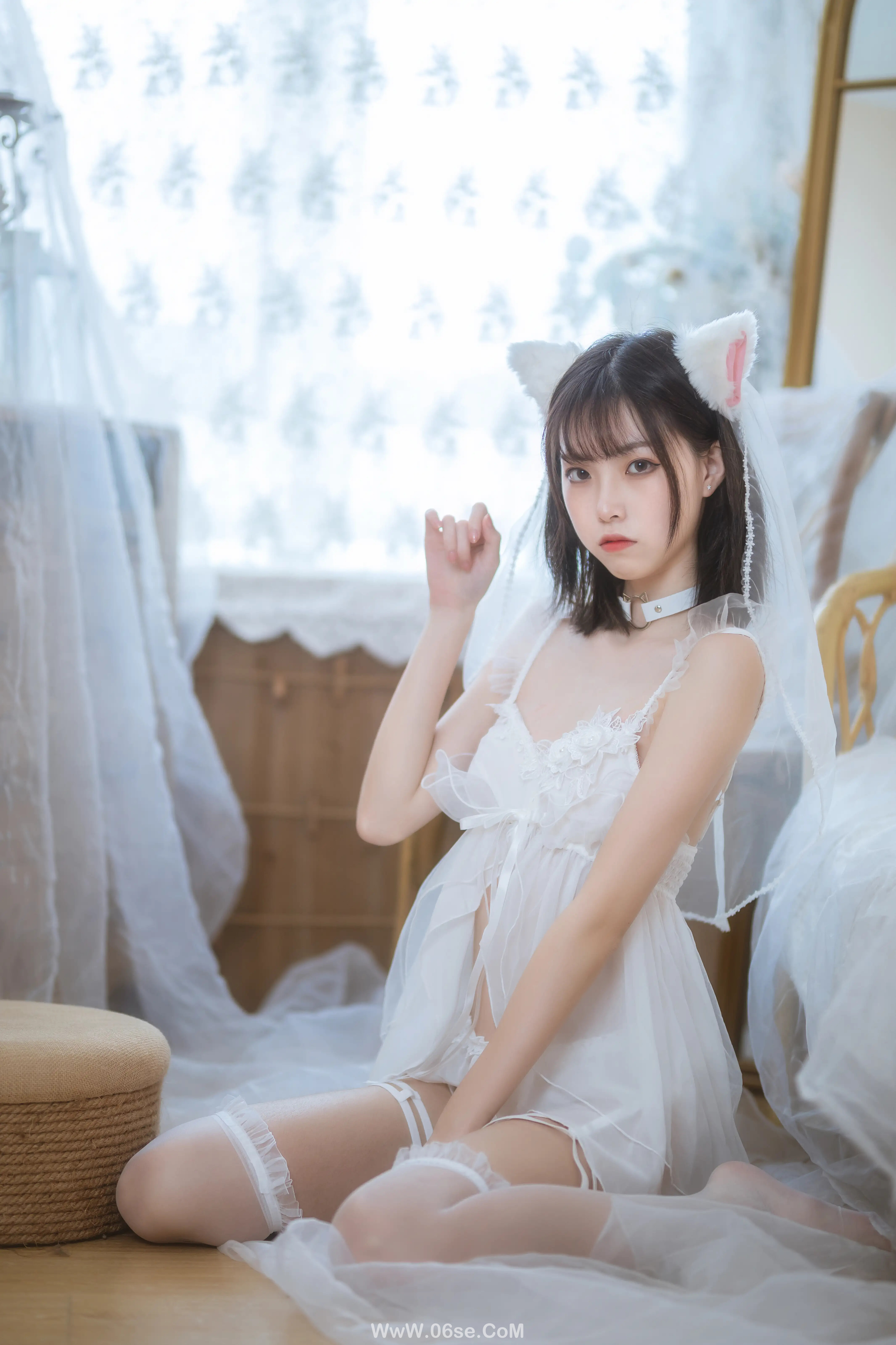图片[39]-许岚LAN 少女白色裙-六色网