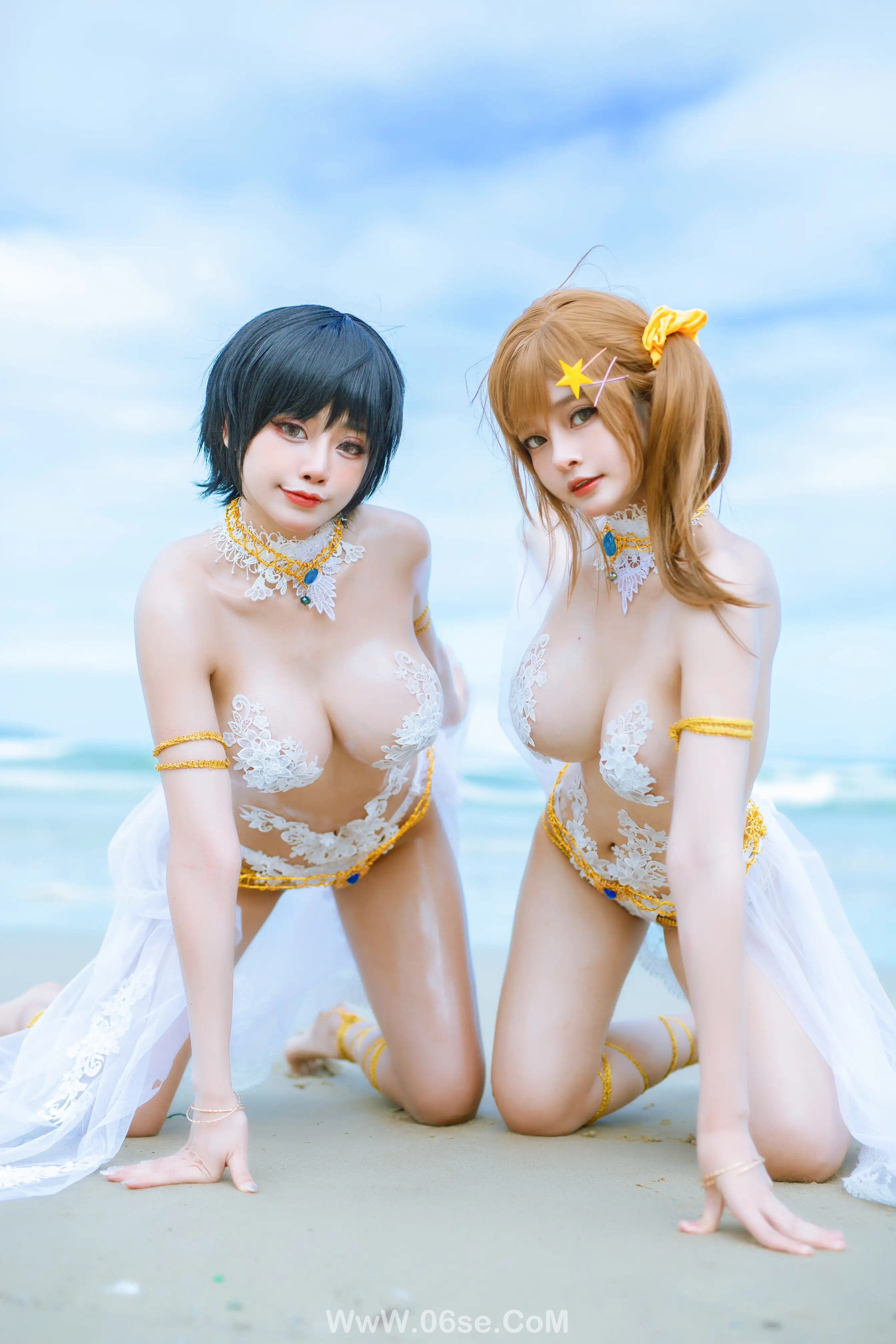 图片[3]-Byoru – Misaki x Nagisa with Martini dress (&Azami &Byoru)-六色网