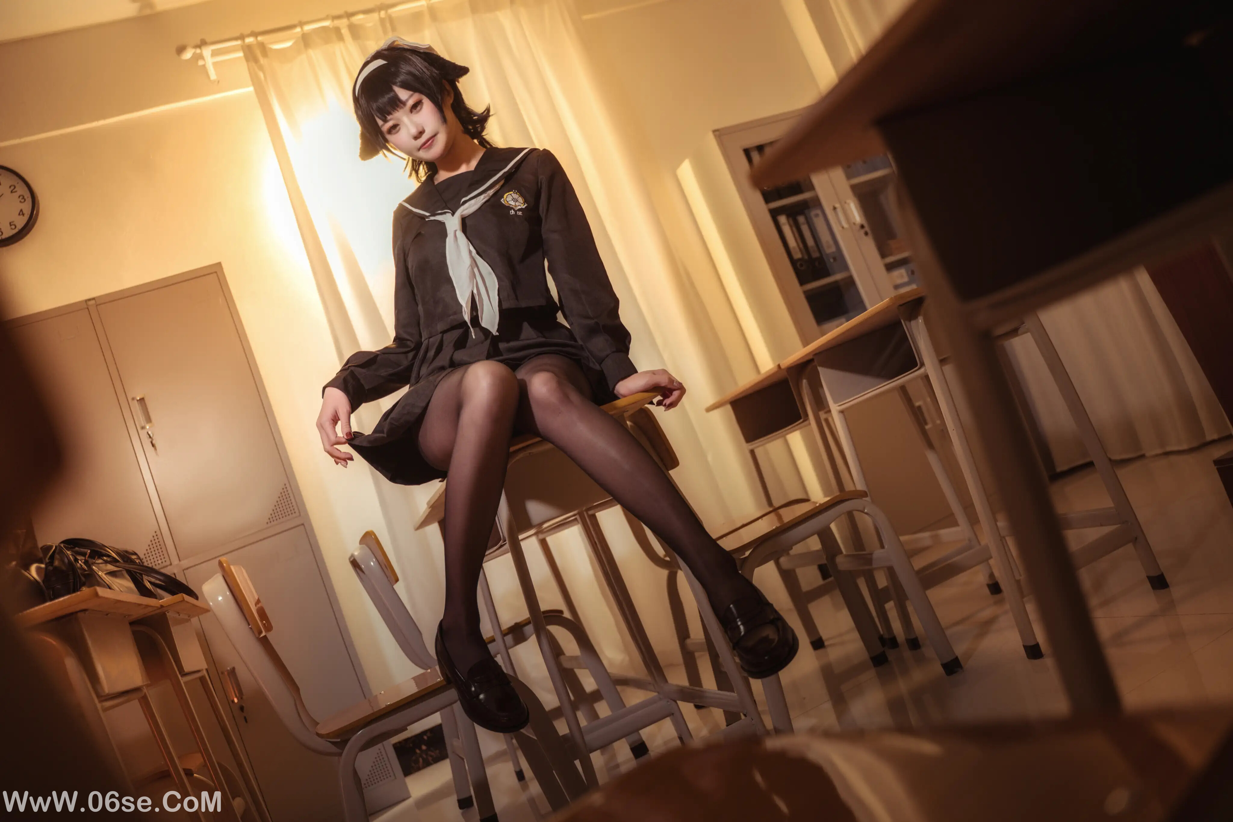 图片[22]-贞子蜜桃 碧蓝航线 爱宕高雄制服-六色网
