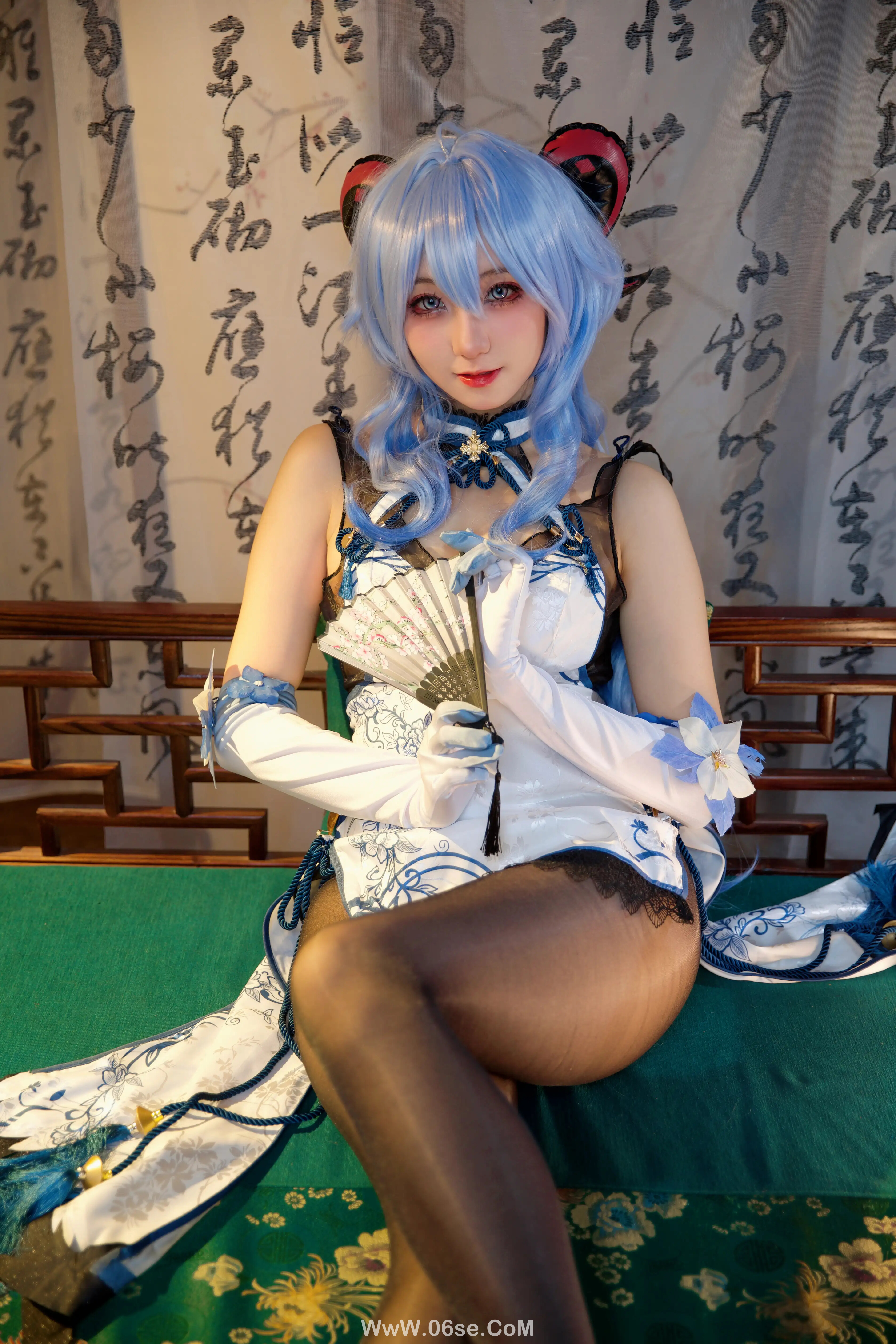 图片[11]-屑雪雪鸭 原神 甘雨青花瓷-六色网