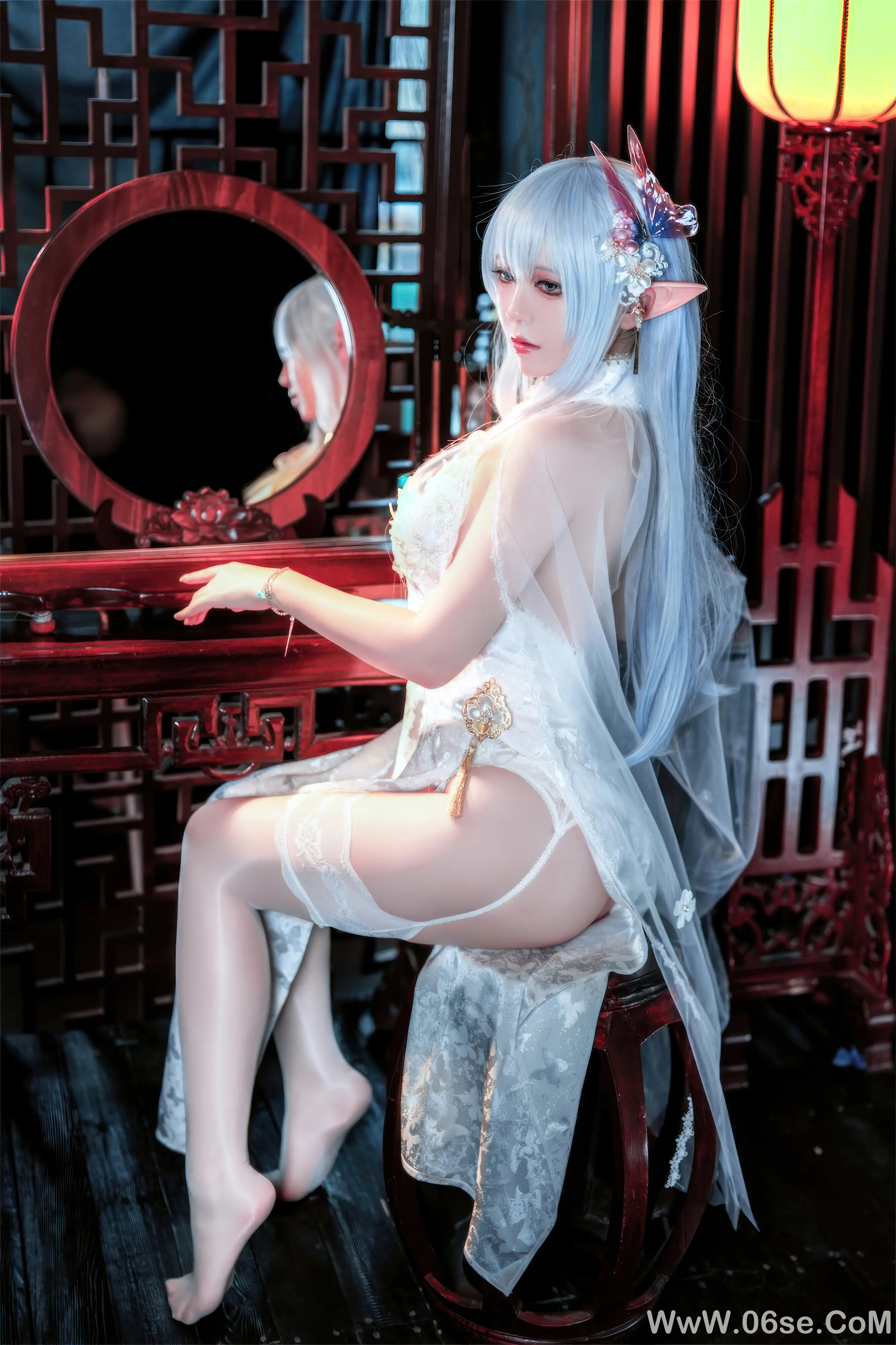 图片[2]-半半子 – 碧蓝航线 阿尔比恩旗袍-六色网