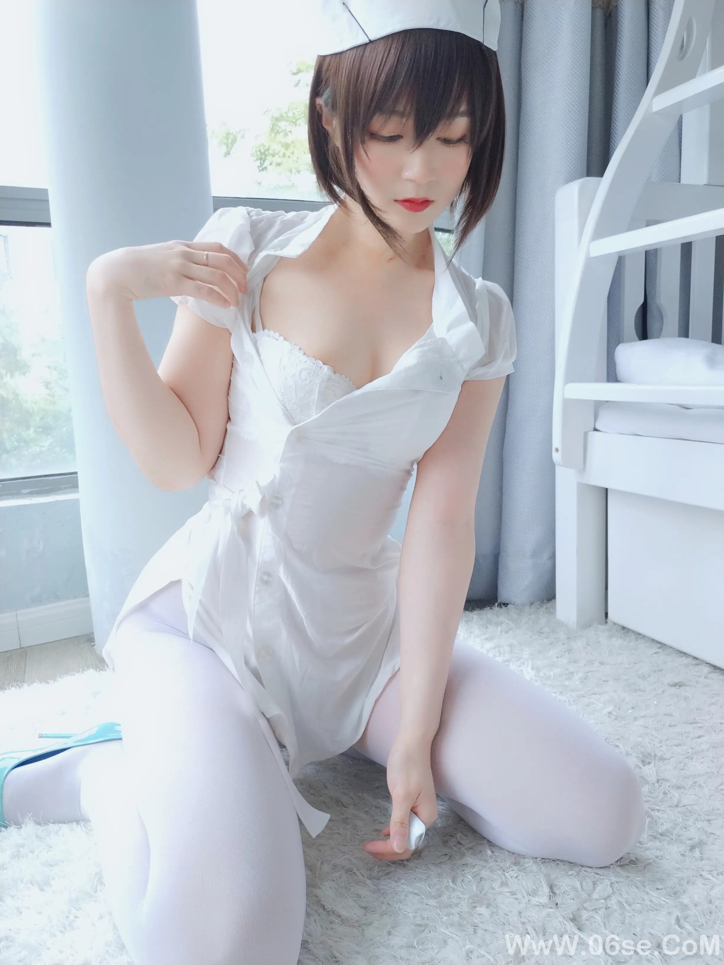 图片[25]-白银81 – 白丝小护士-六色网