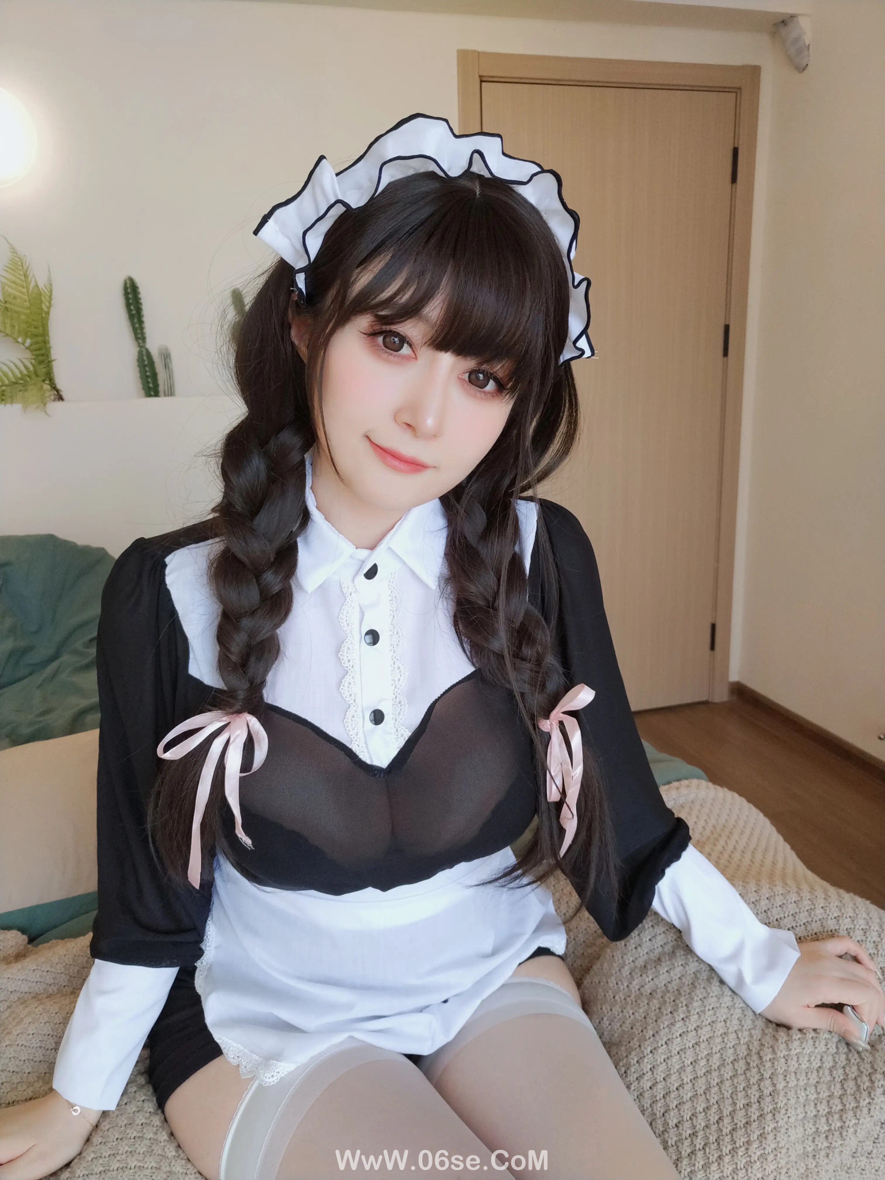 图片[3]-白银81 – 透明なメイド服-六色网