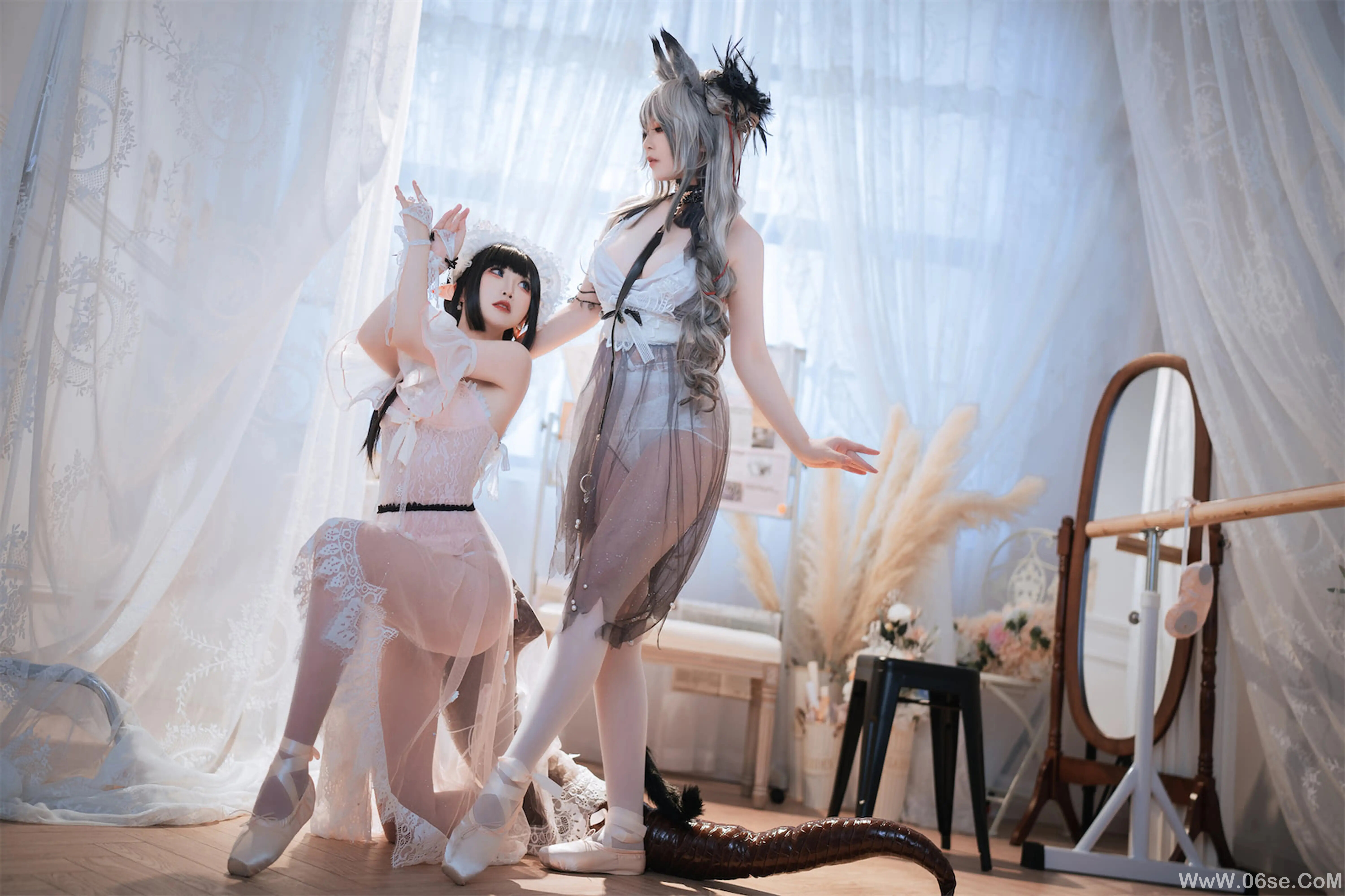 图片[30]-半半子 – Arknights 黑x森蚺バレエ (&面饼仙儿)-六色网