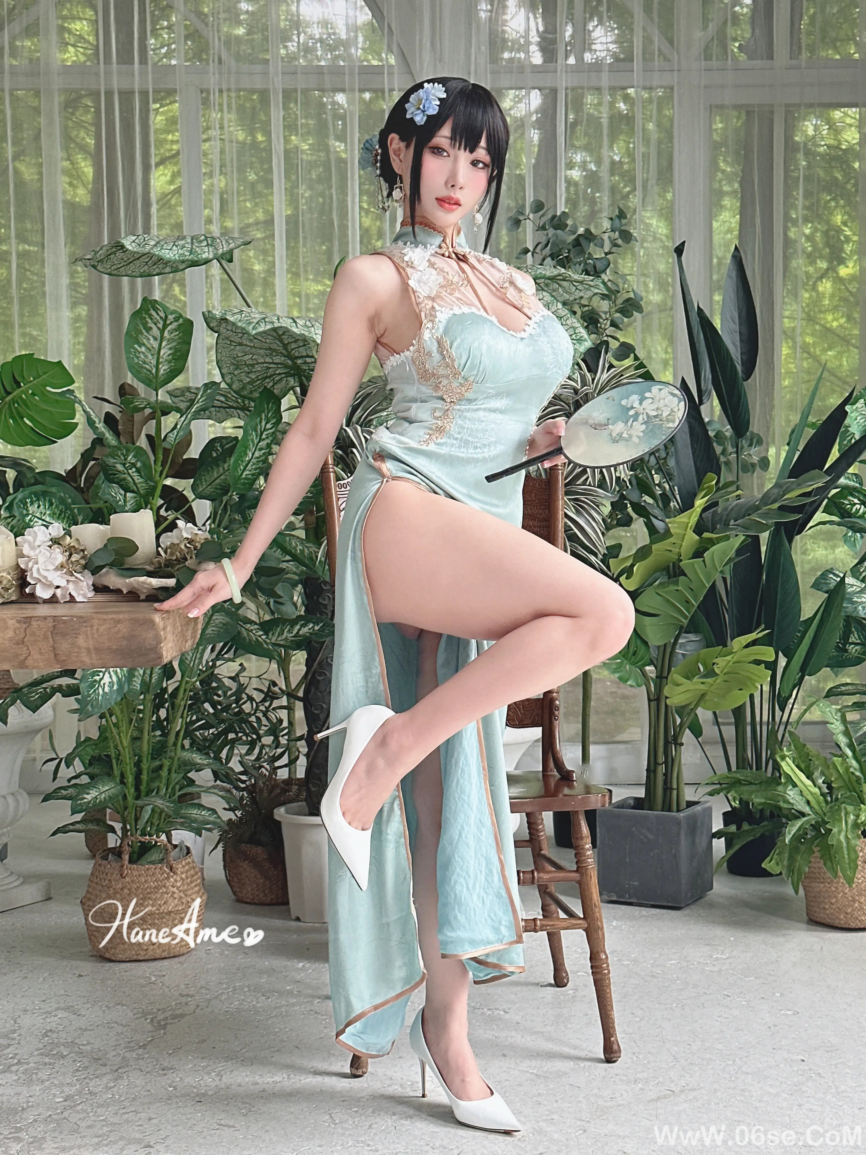图片[28]-雨波_Original_Jade Qipao_綠韻旗袍-六色网