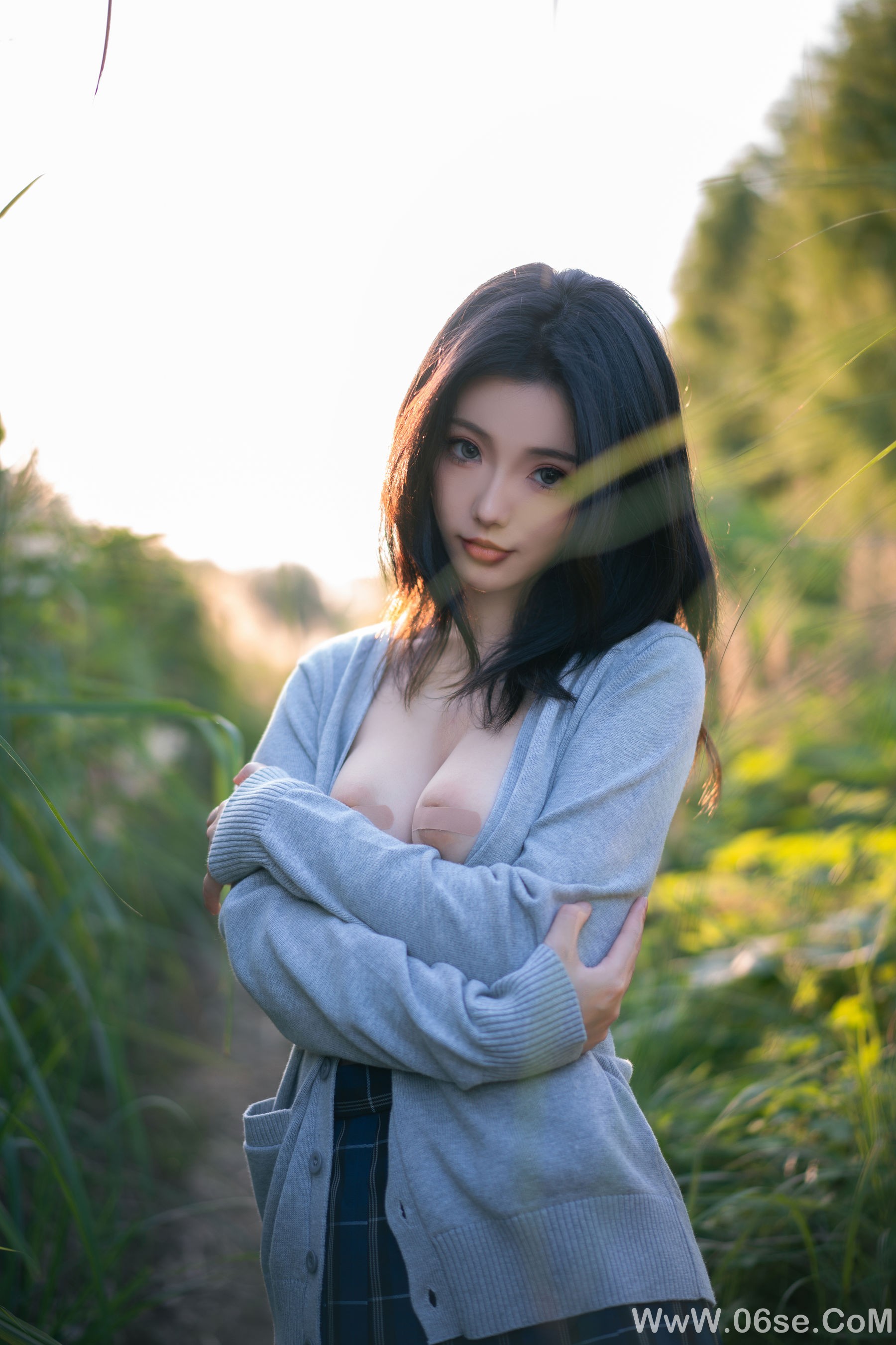 图片[24]-桃良阿宅 – 外出JK [43P]-六色网