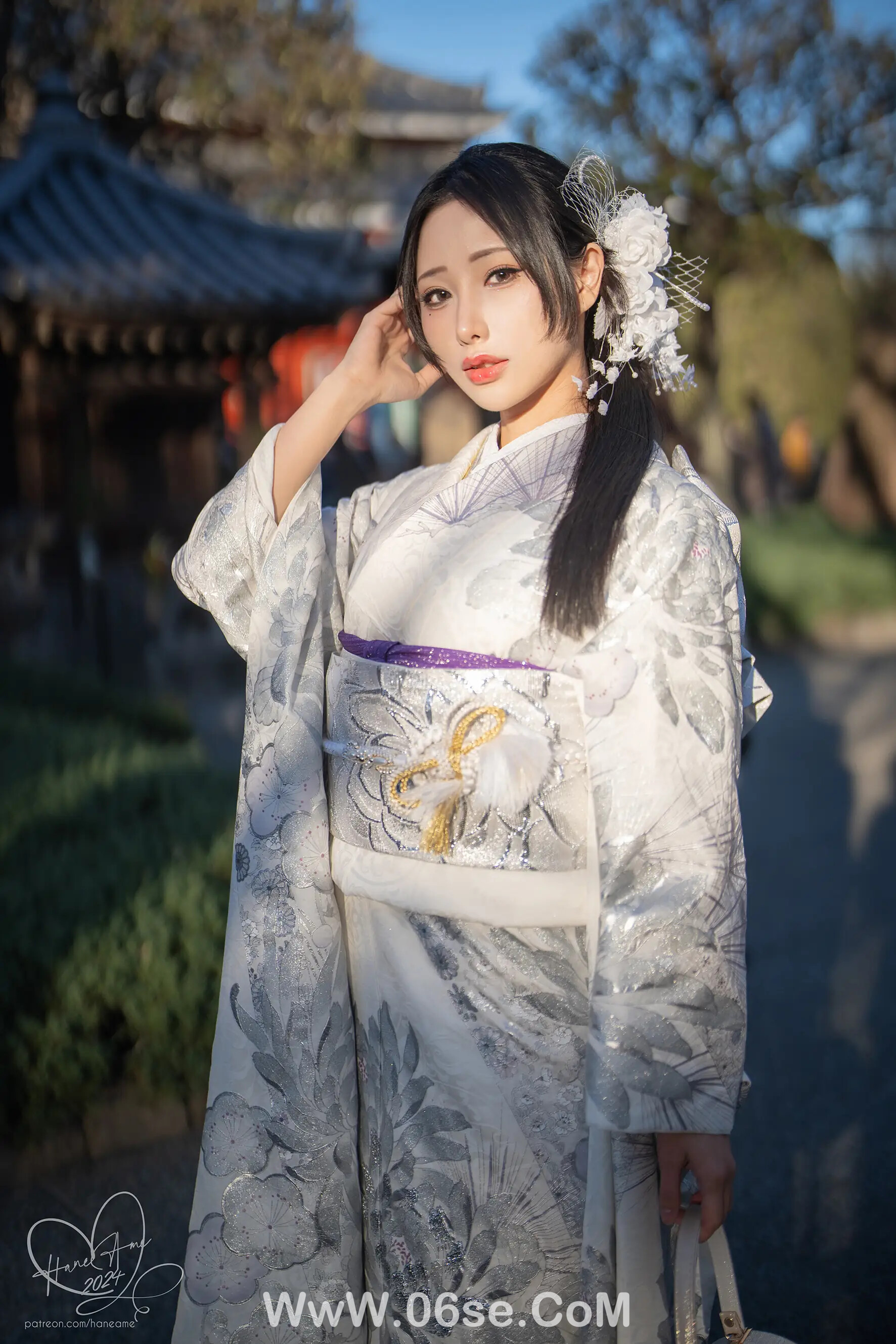 图片[29]-雨波-Original 2024 New year Silver Kimono-六色网