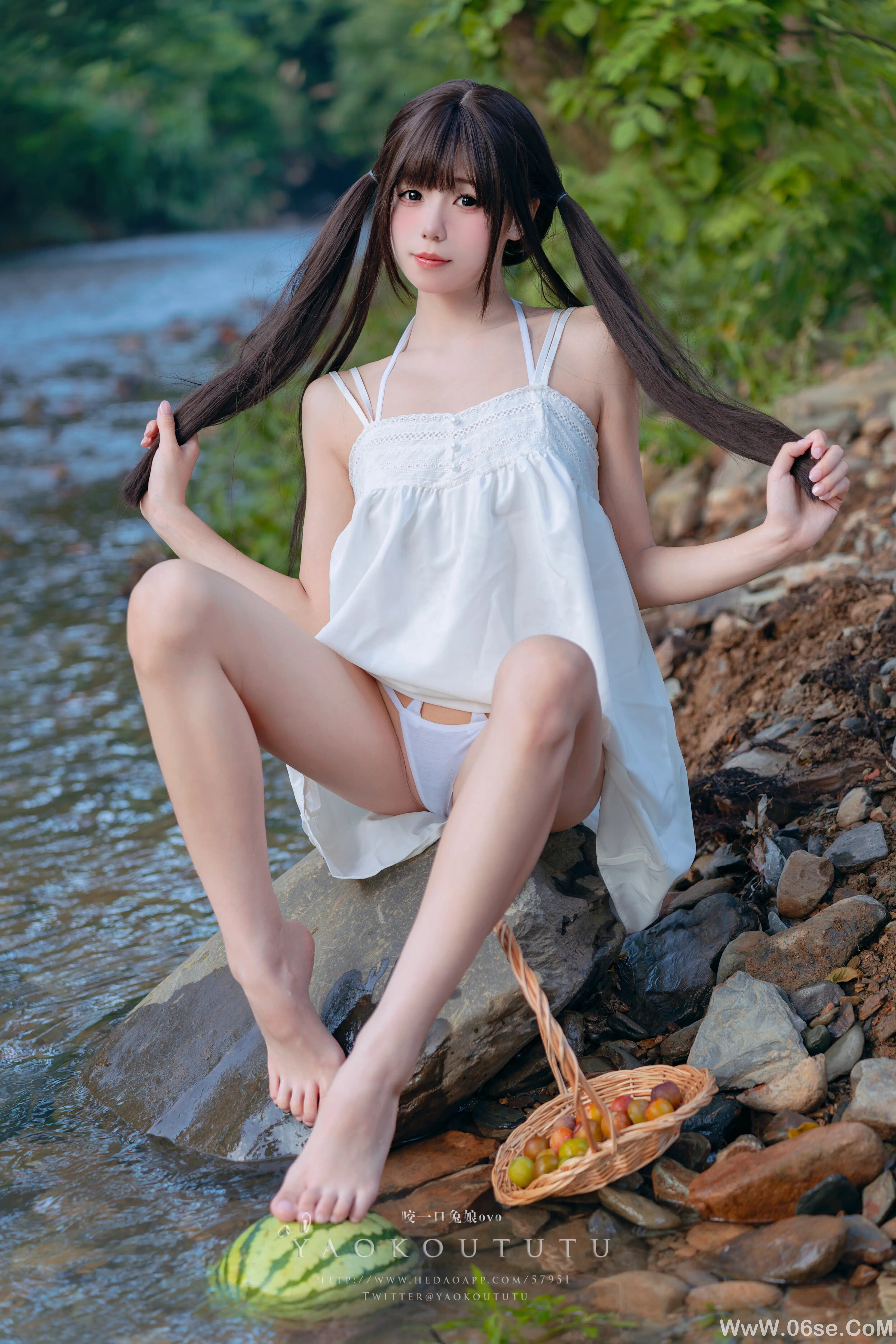 图片[16]-咬一口兔娘 溯溪之夏-六色网