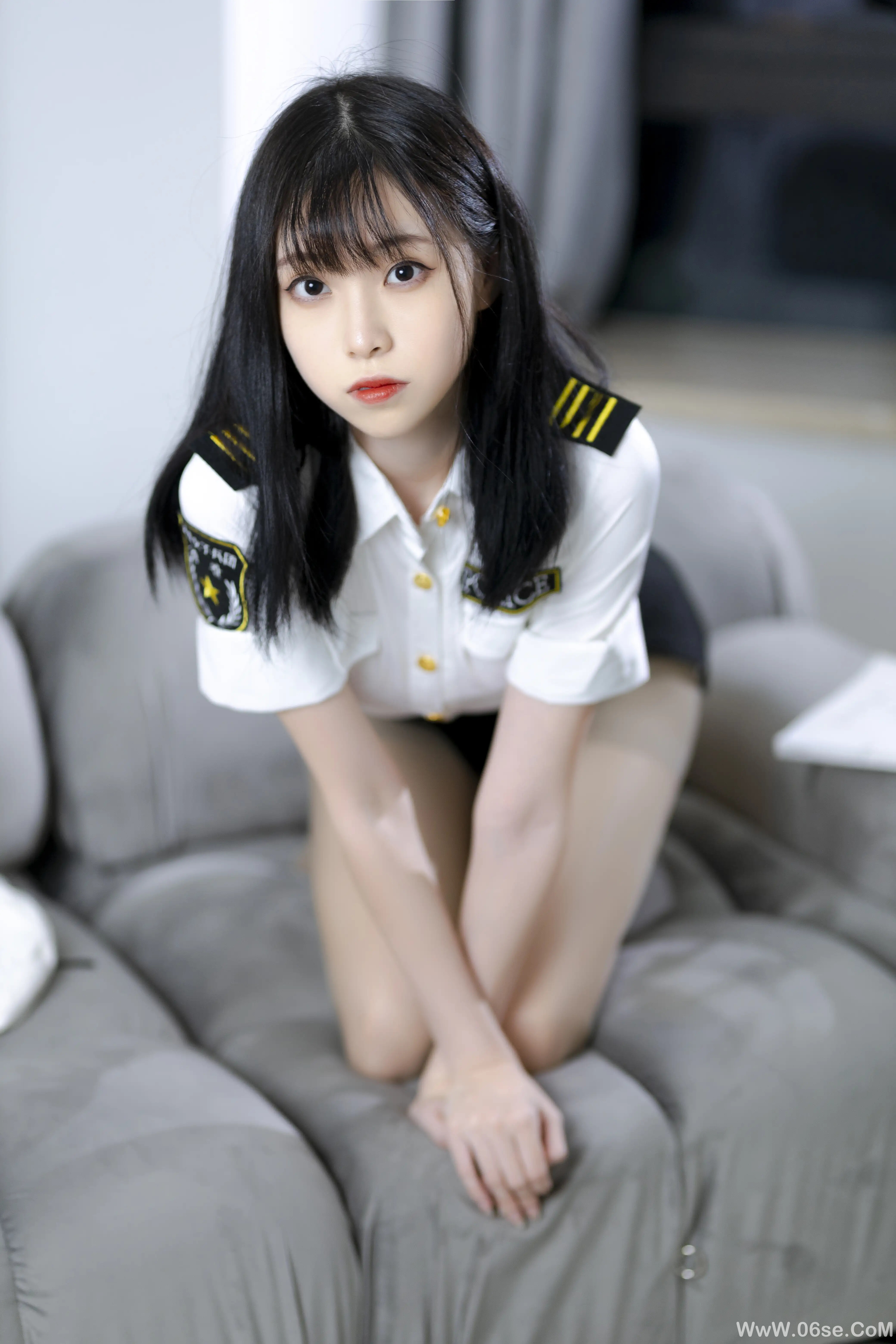 图片[30]-许岚LAN 灰丝制服-六色网