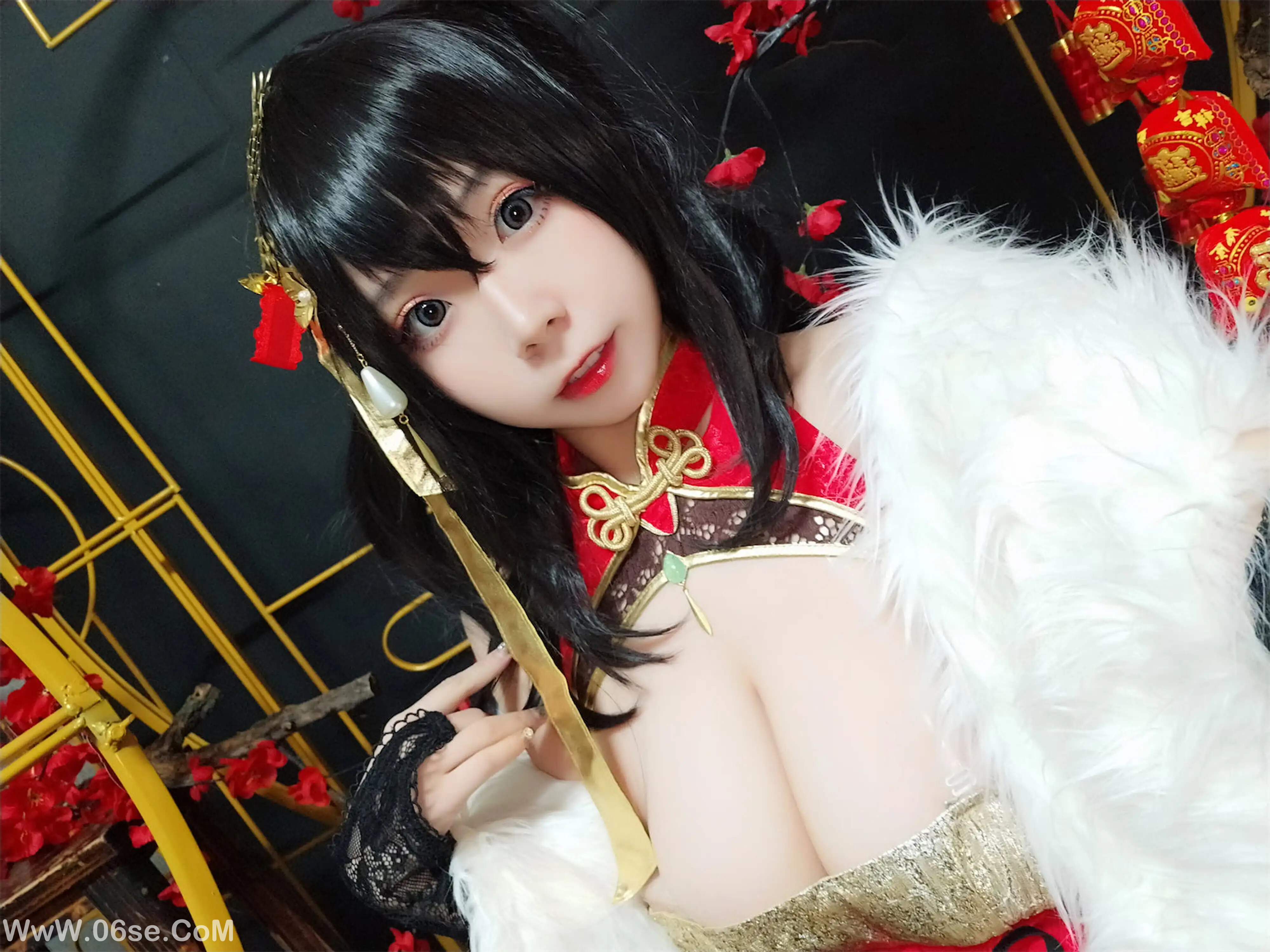 图片[32]-无颜小天使wy 碧蓝航线 大凤红旗袍-六色网