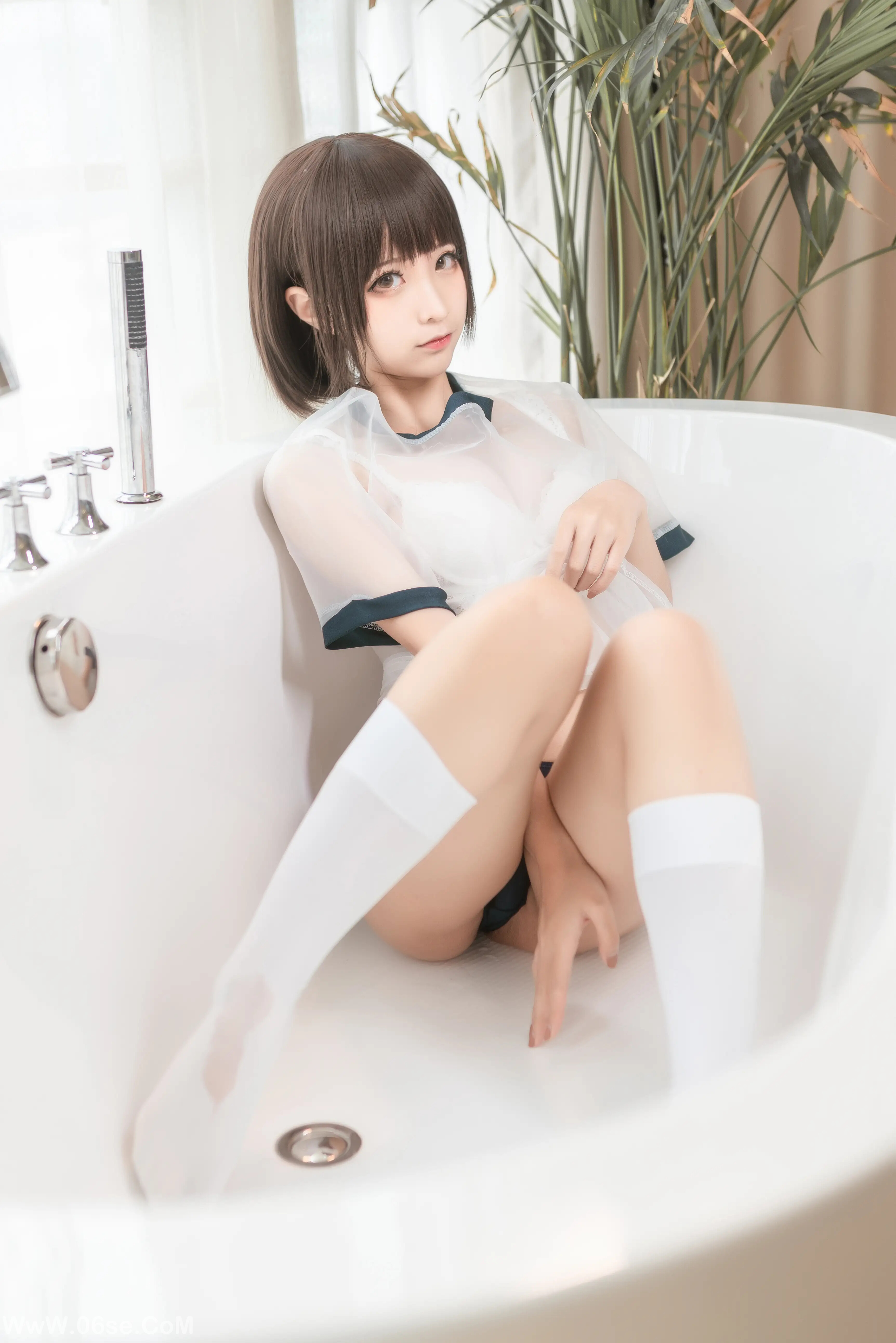 图片[7]-蠢沫沫 – 透明体操服-六色网