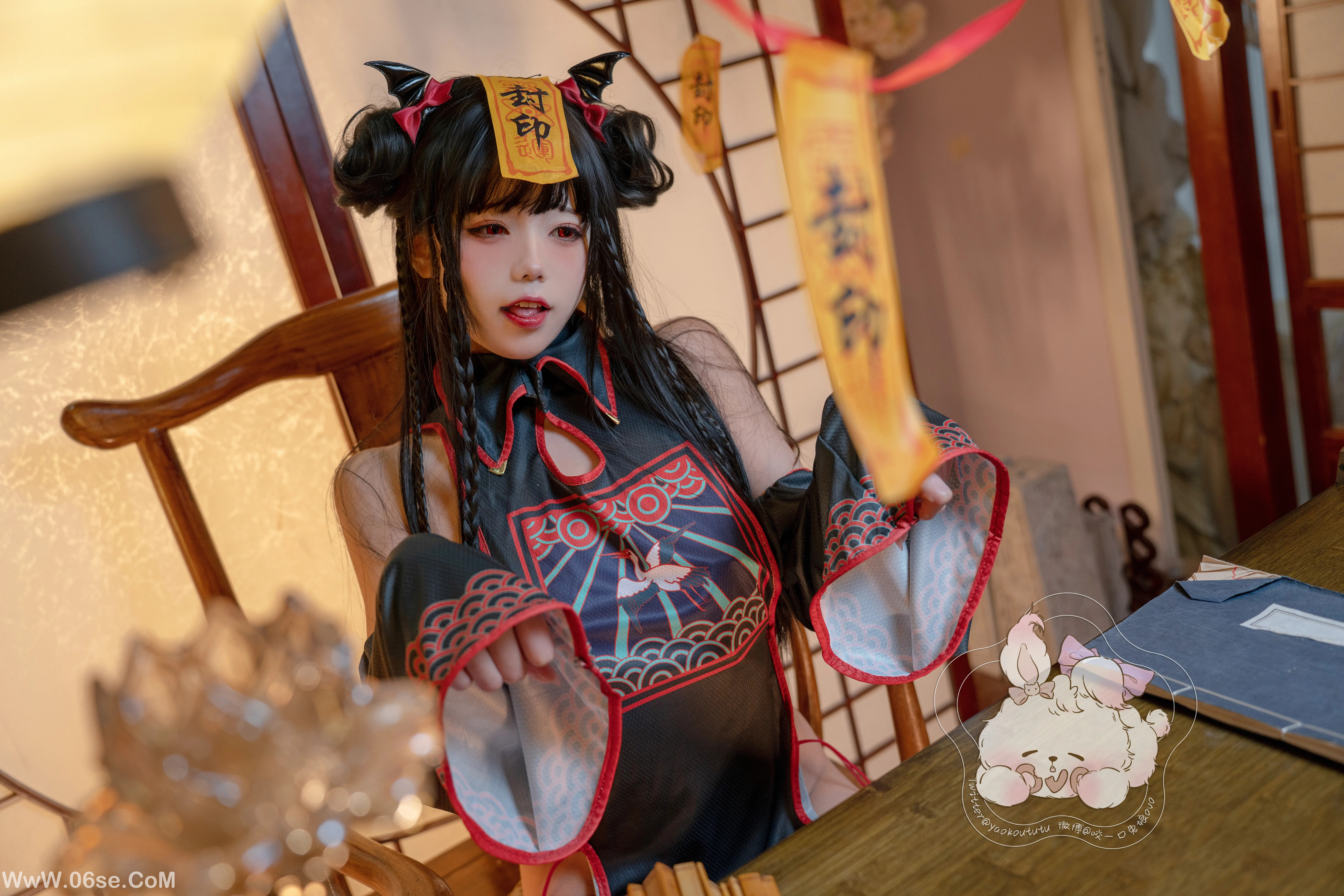 咬一口兔娘_四月订阅『僵尸蹲蹲』-六色网