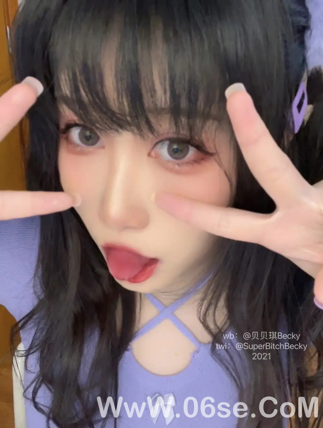 图片[31]-贝贝琪Becky – 对镜黑发辣妹-六色网