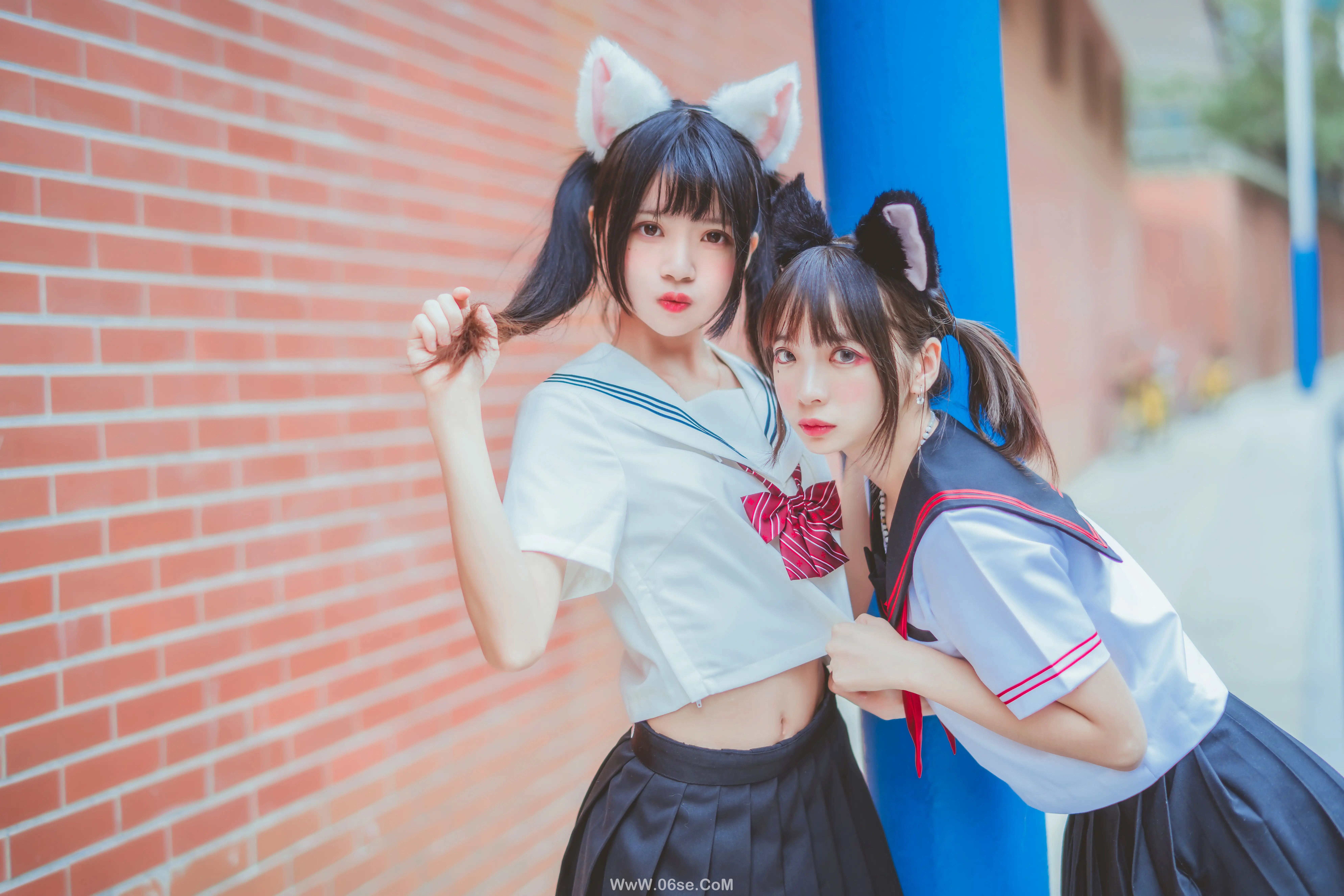 图片[5]-桜桃喵&疯猫ss-JK百合2-六色网