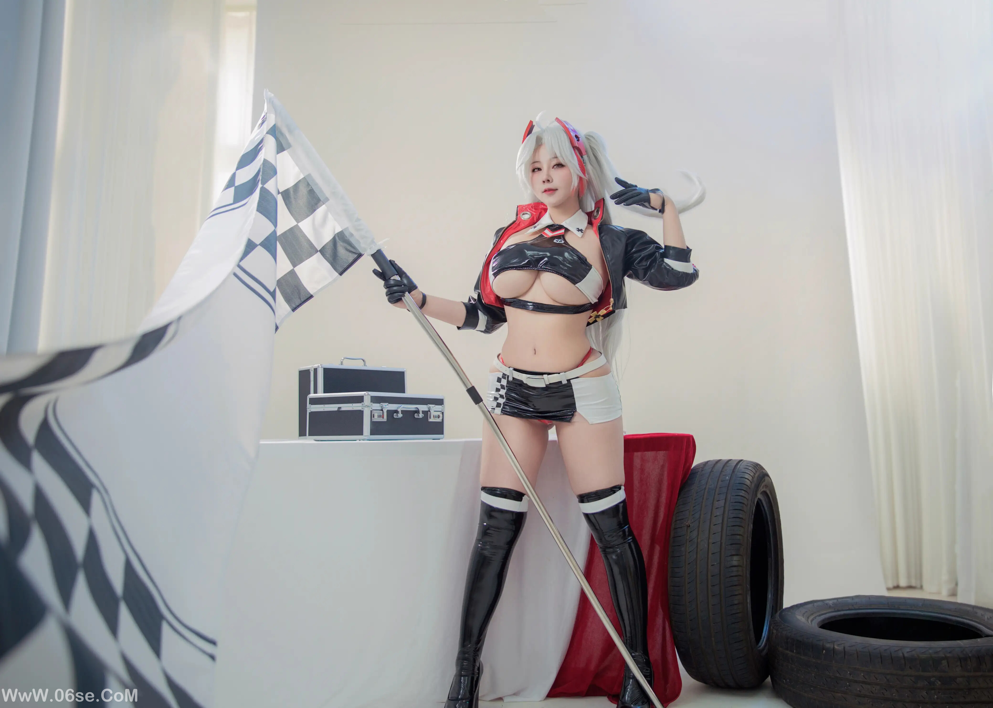 图片[6]-KANEKO_咔喵 – 欧根亲王 赛车服-六色网