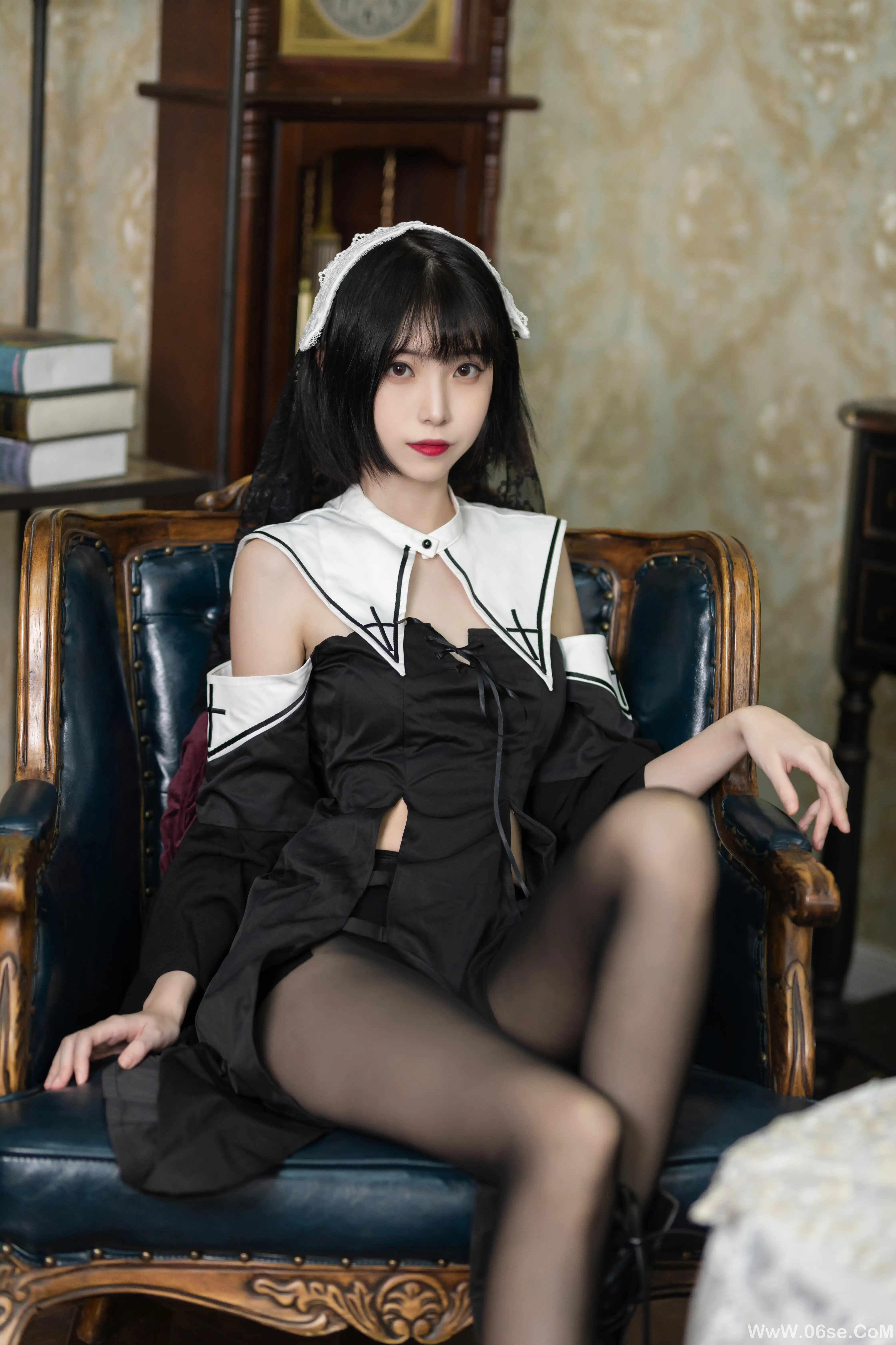 图片[5]-许岚LAN 暗黑修女-六色网