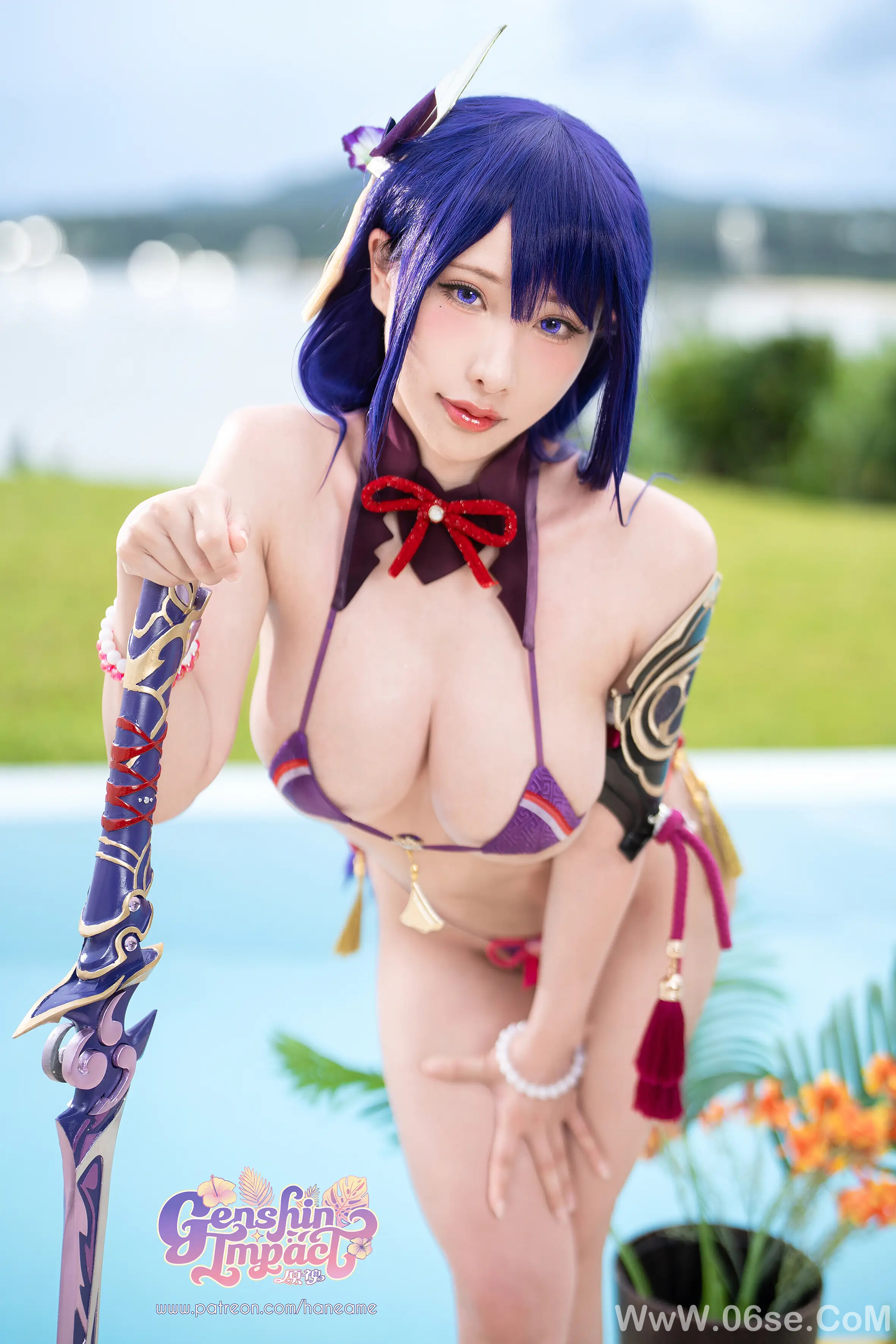 图片[12]-雨波_HaneAme – 原神 雷电将军写真书-六色网