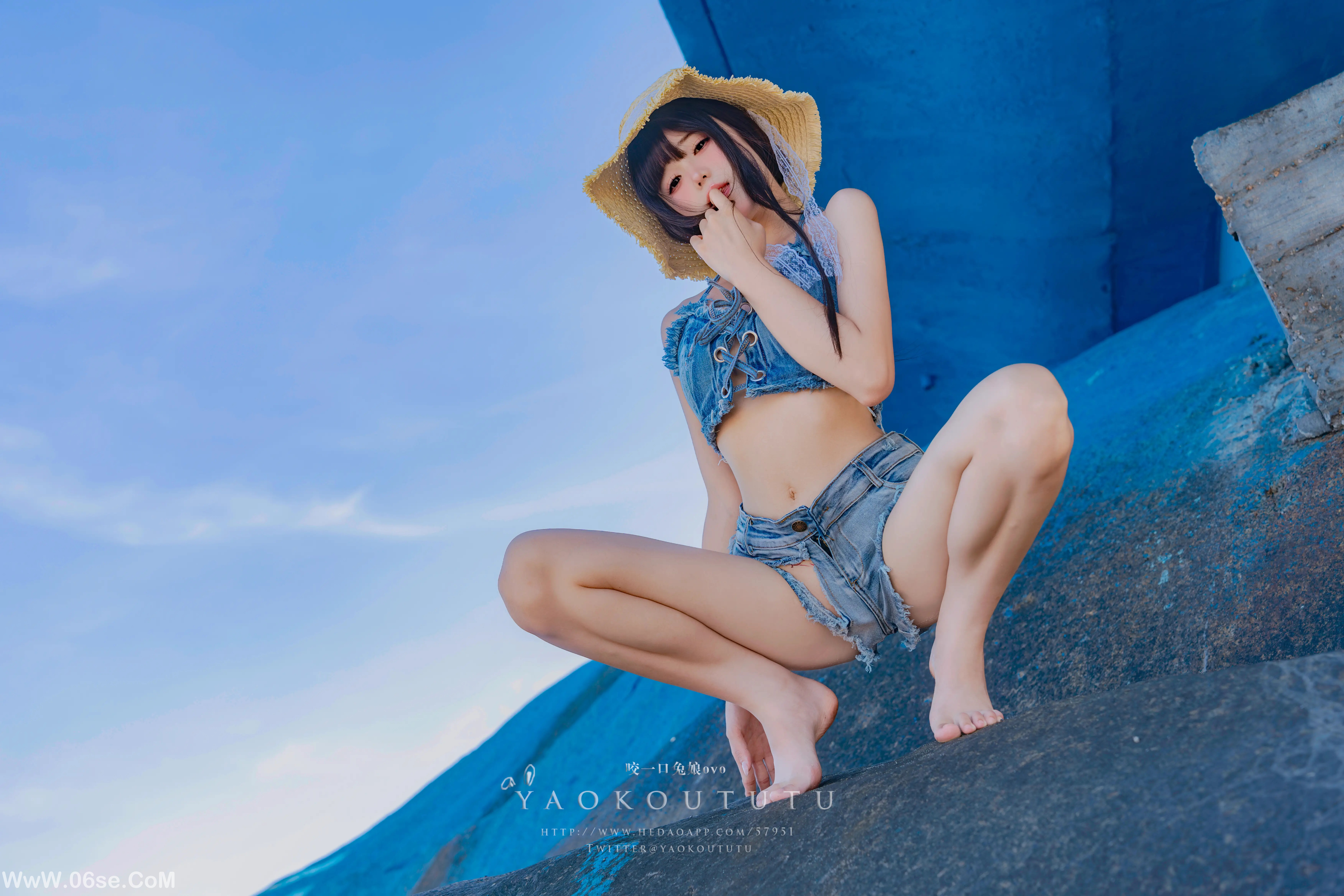 图片[68]-咬一口兔娘 海の夏日-六色网