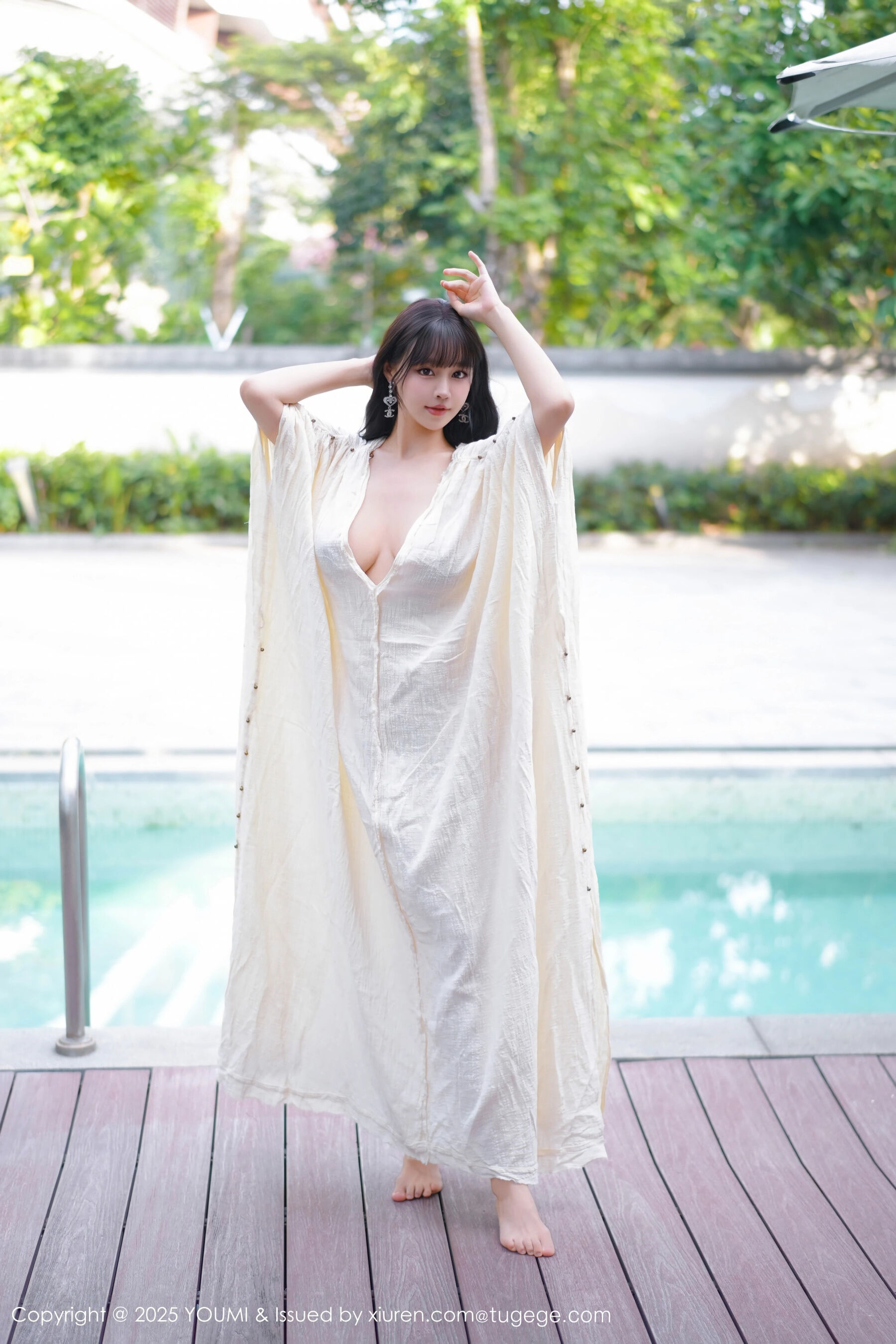 图片[2]-尤蜜荟 – NO.1185 – 心上可Flora [86P]-六色网