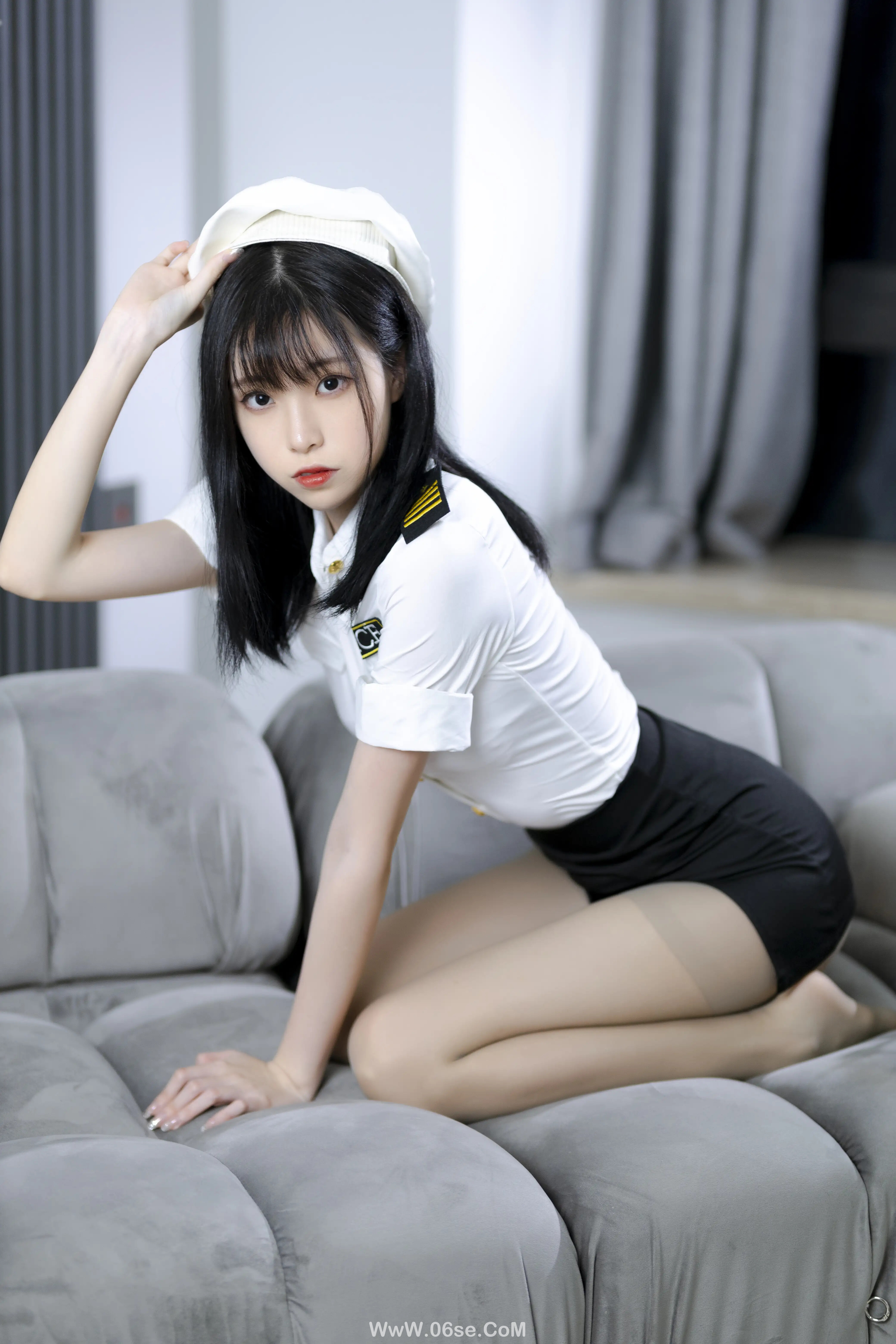 图片[9]-许岚LAN 灰丝制服-六色网