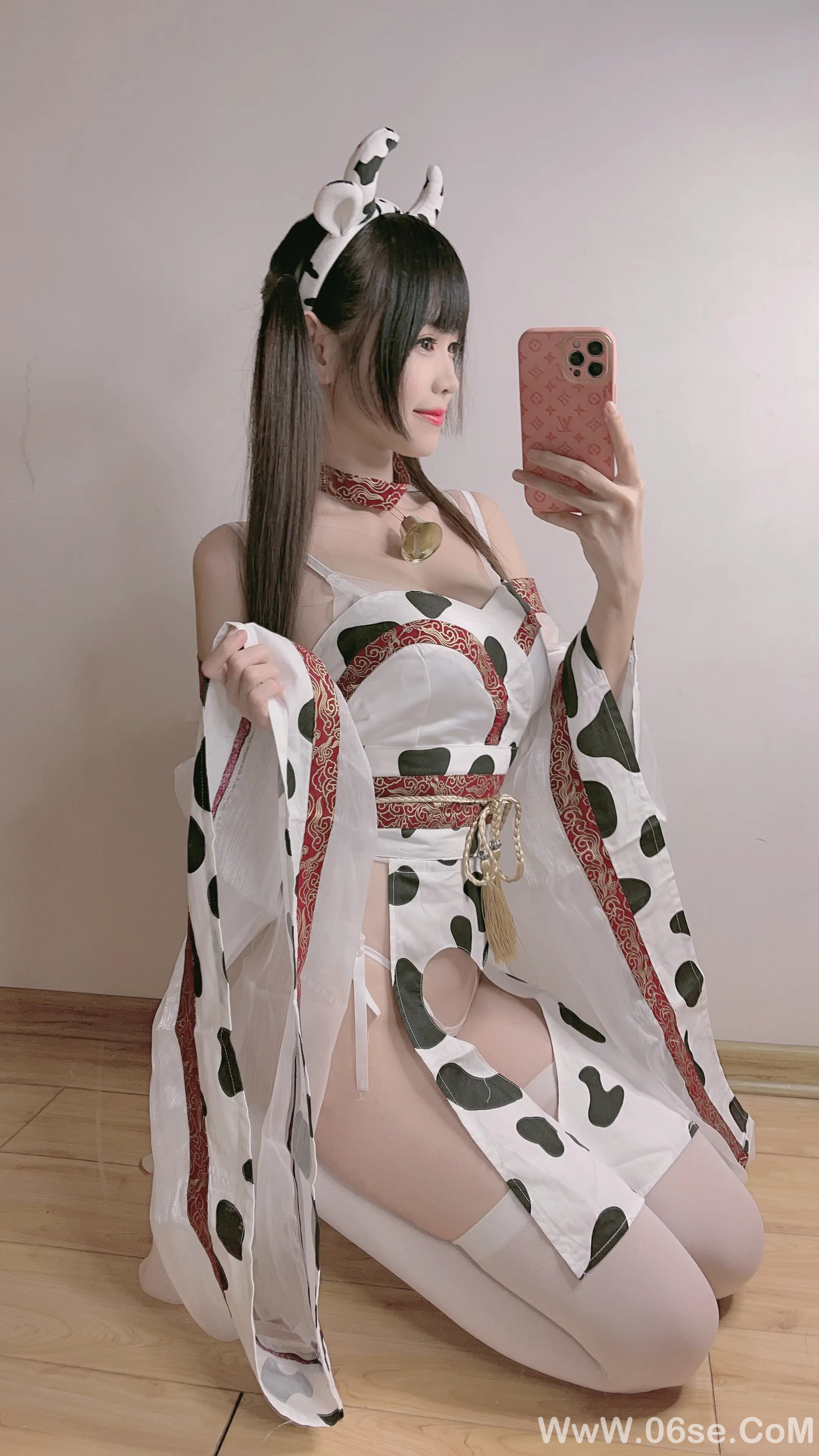 图片[55]-miko酱ww 自拍系列mikoの白丝02-六色网