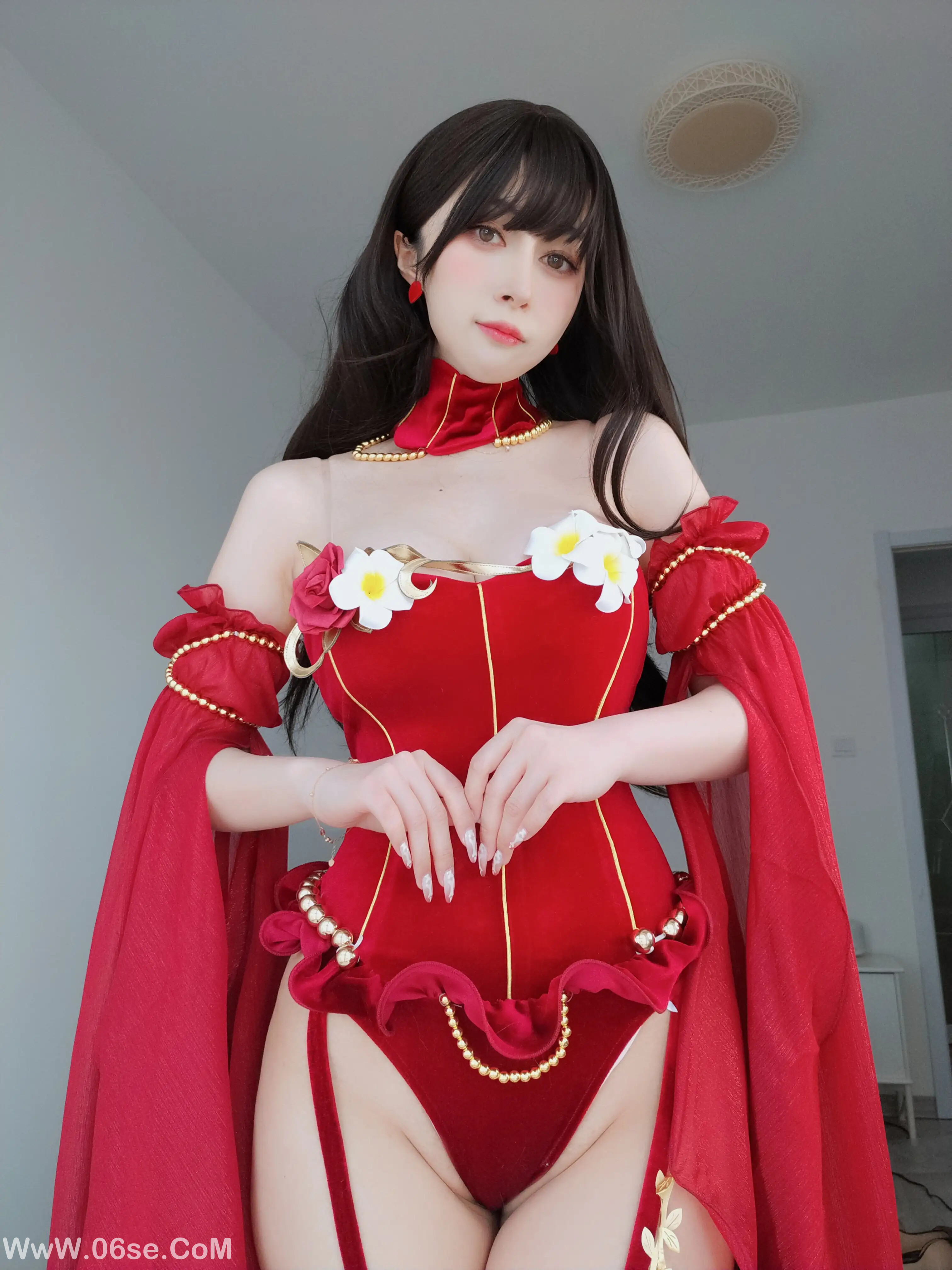 图片[41]-白银81 – 赤いドレス-六色网