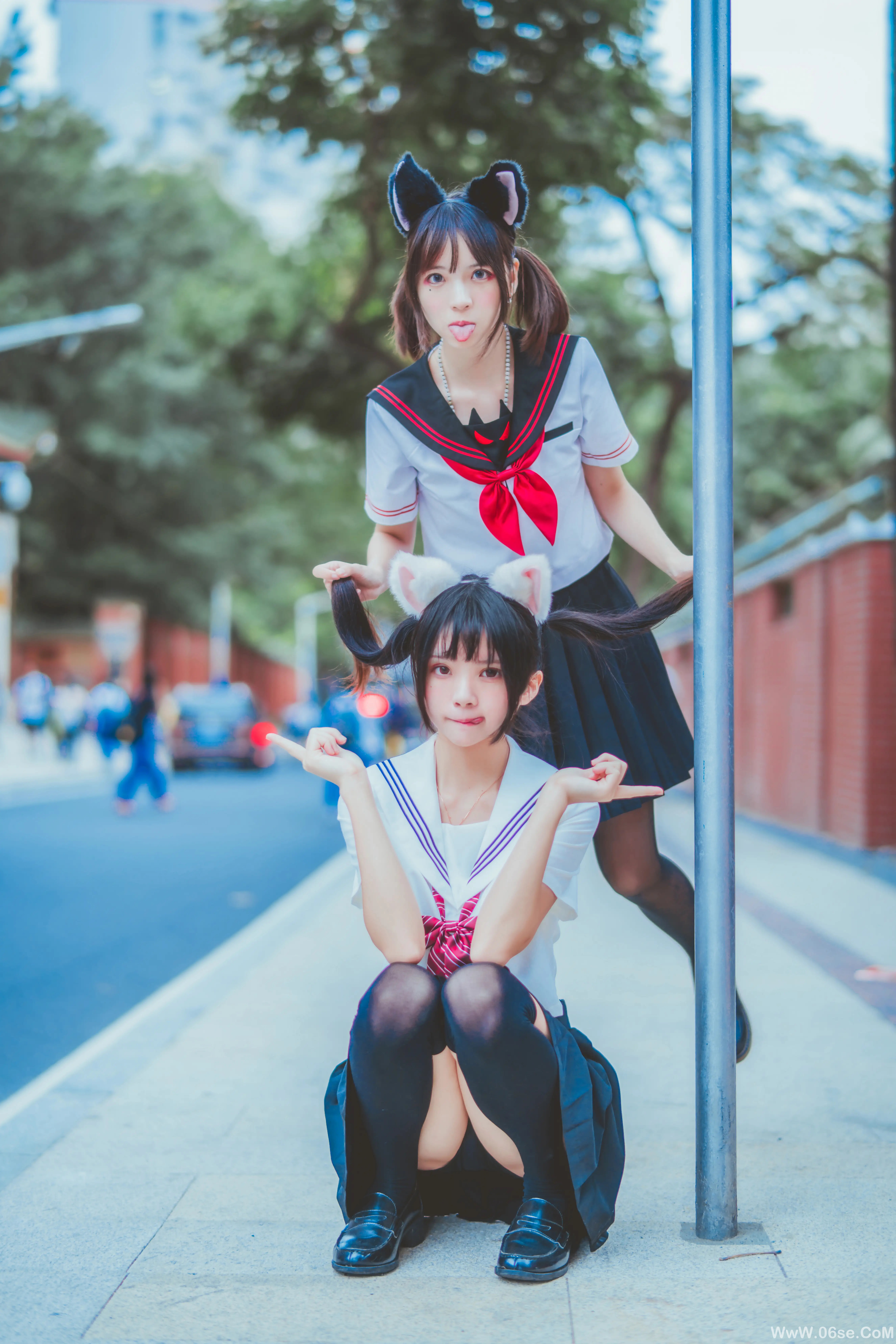 图片[10]-桜桃喵&疯猫ss-JK百合2-六色网