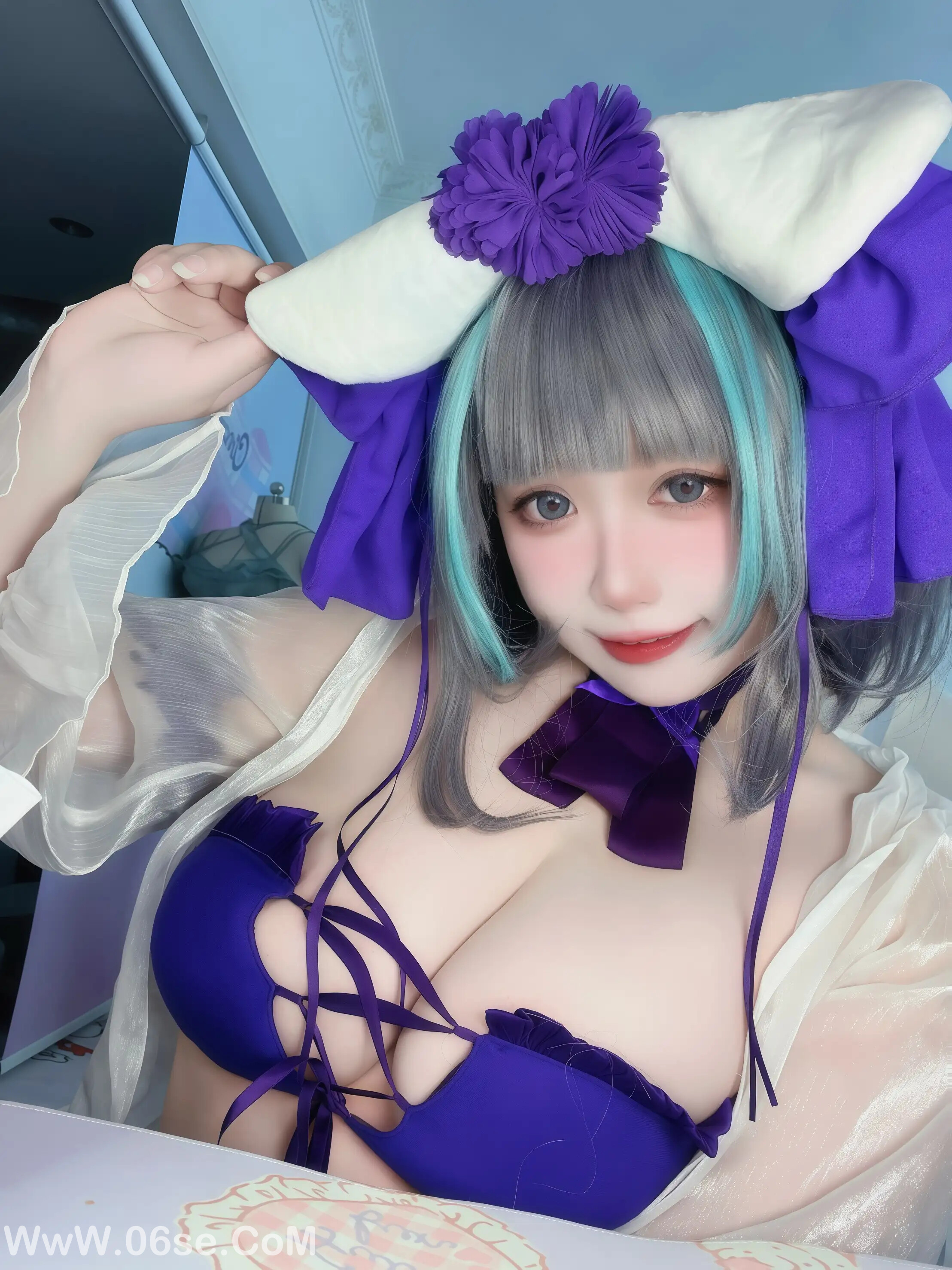 图片[57]-贞子蜜桃 碧蓝航线 柴郡泳装-六色网