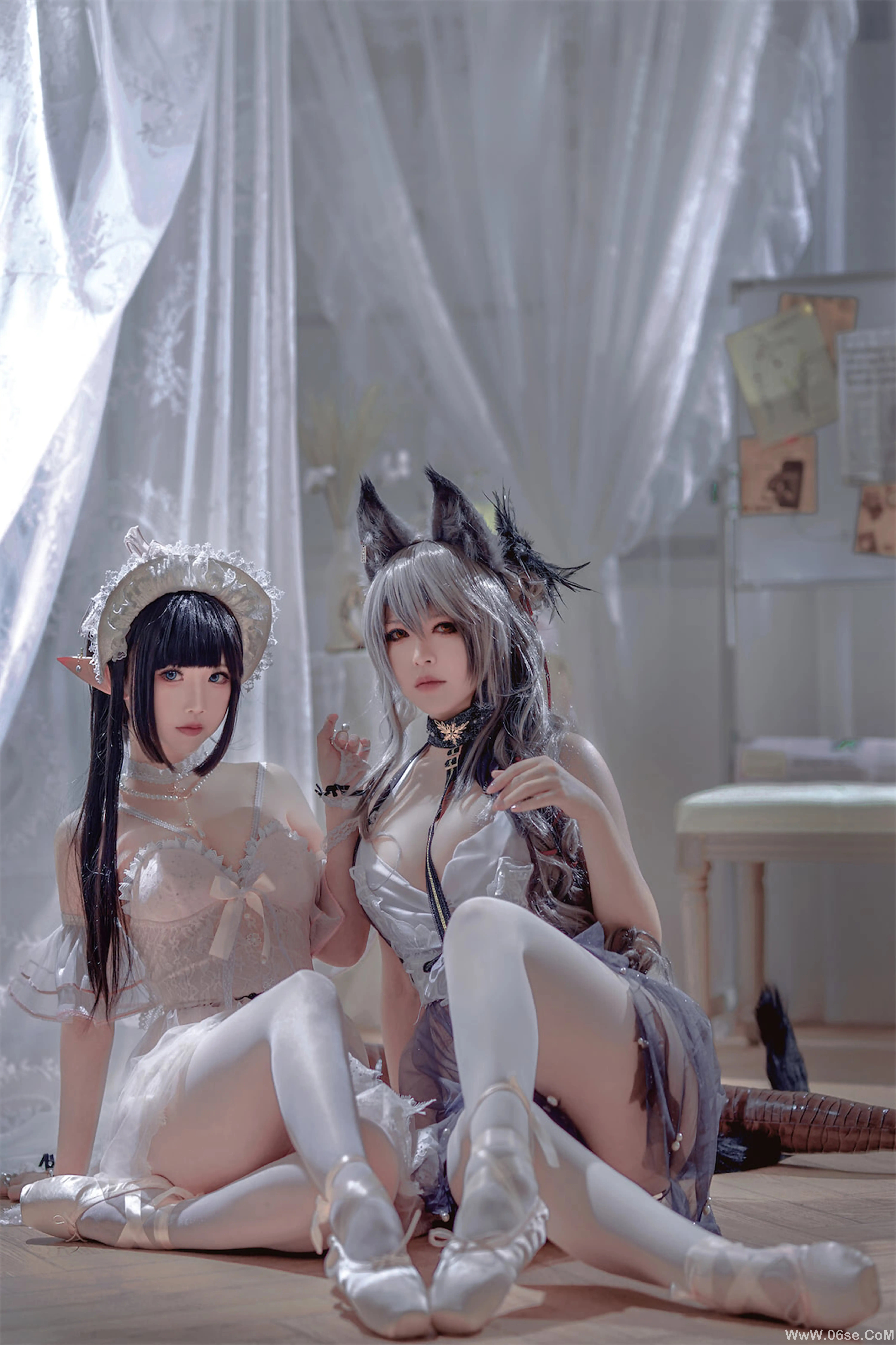 图片[14]-半半子 – Arknights 黑x森蚺バレエ (&面饼仙儿)-六色网