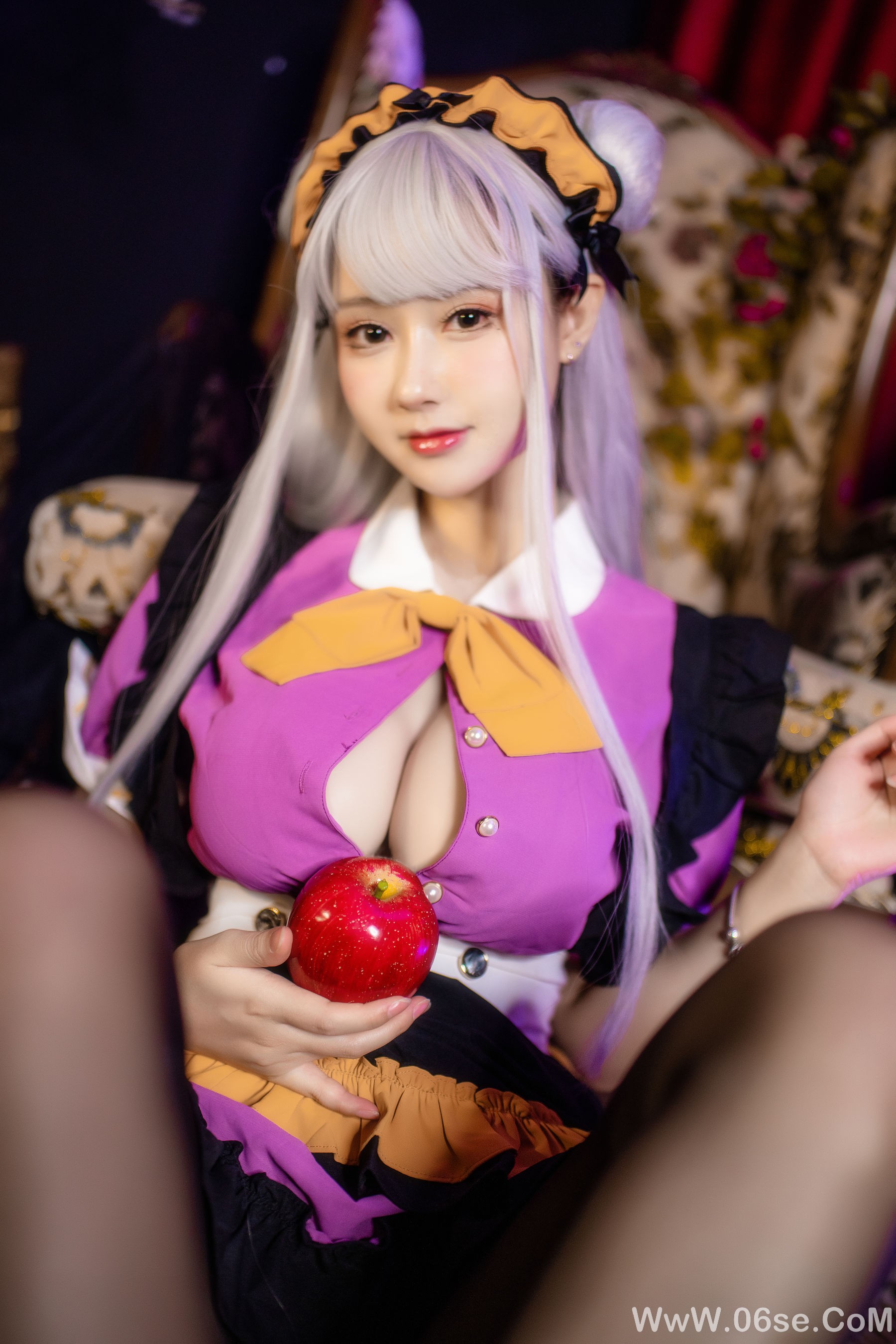 图片[33]-羽生三未 图集 – 万圣黑丝女仆 [37P]-六色网