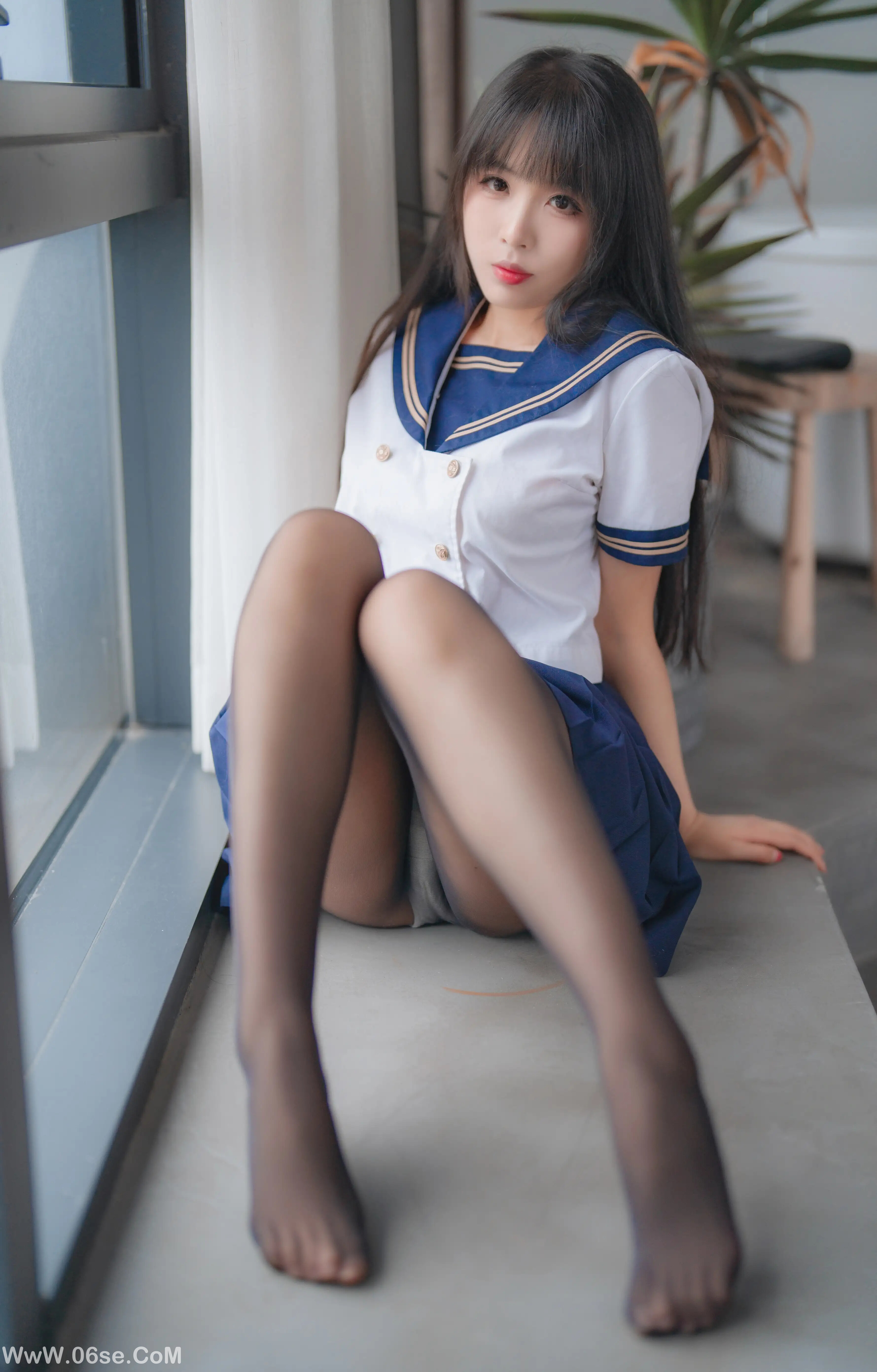 图片[31]-轩萧学姐 – 5月舰长 黑丝jk-六色网