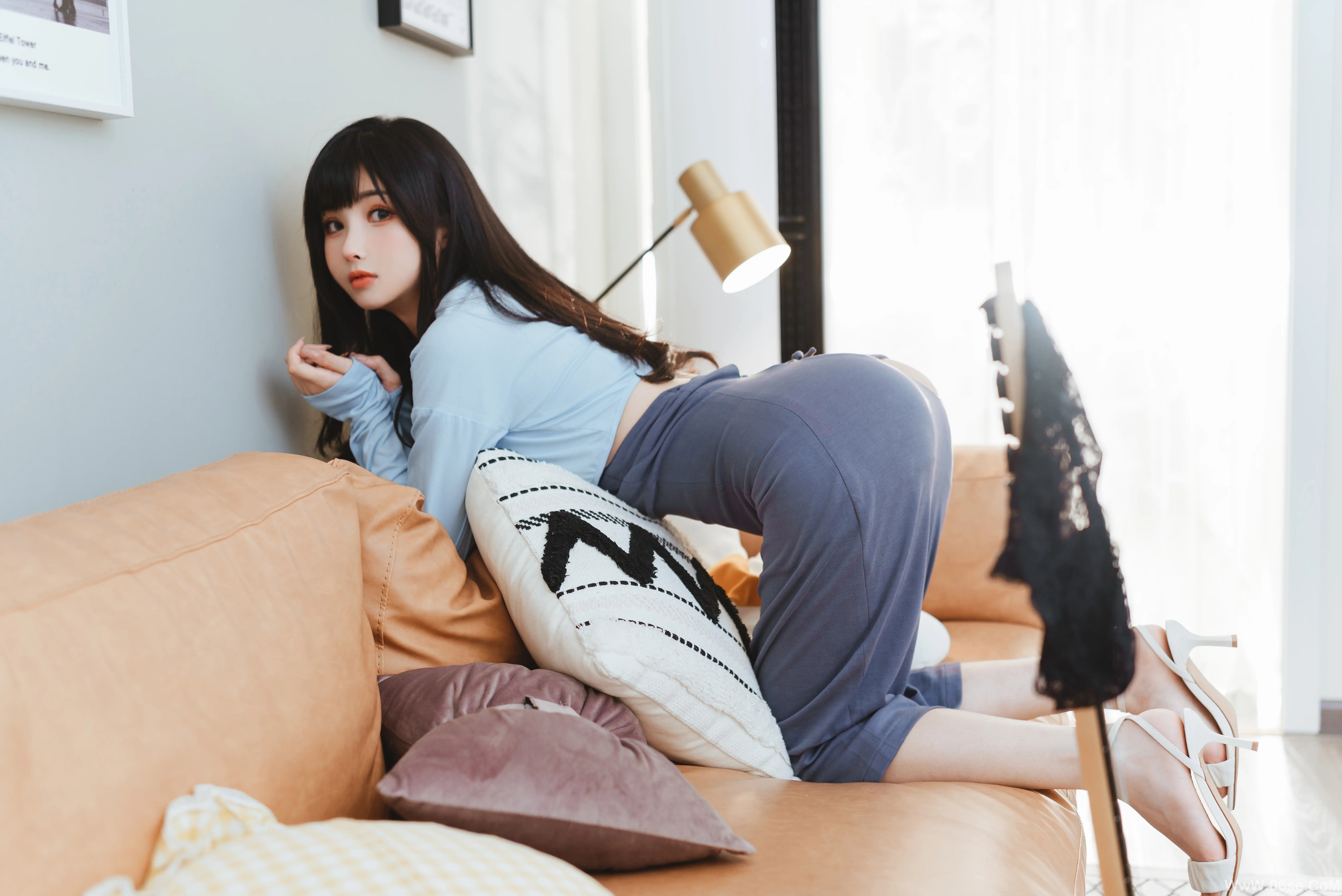 图片[9]-肉扣热热子(rioko凉凉子) 吉他妹妹系带裙-六色网
