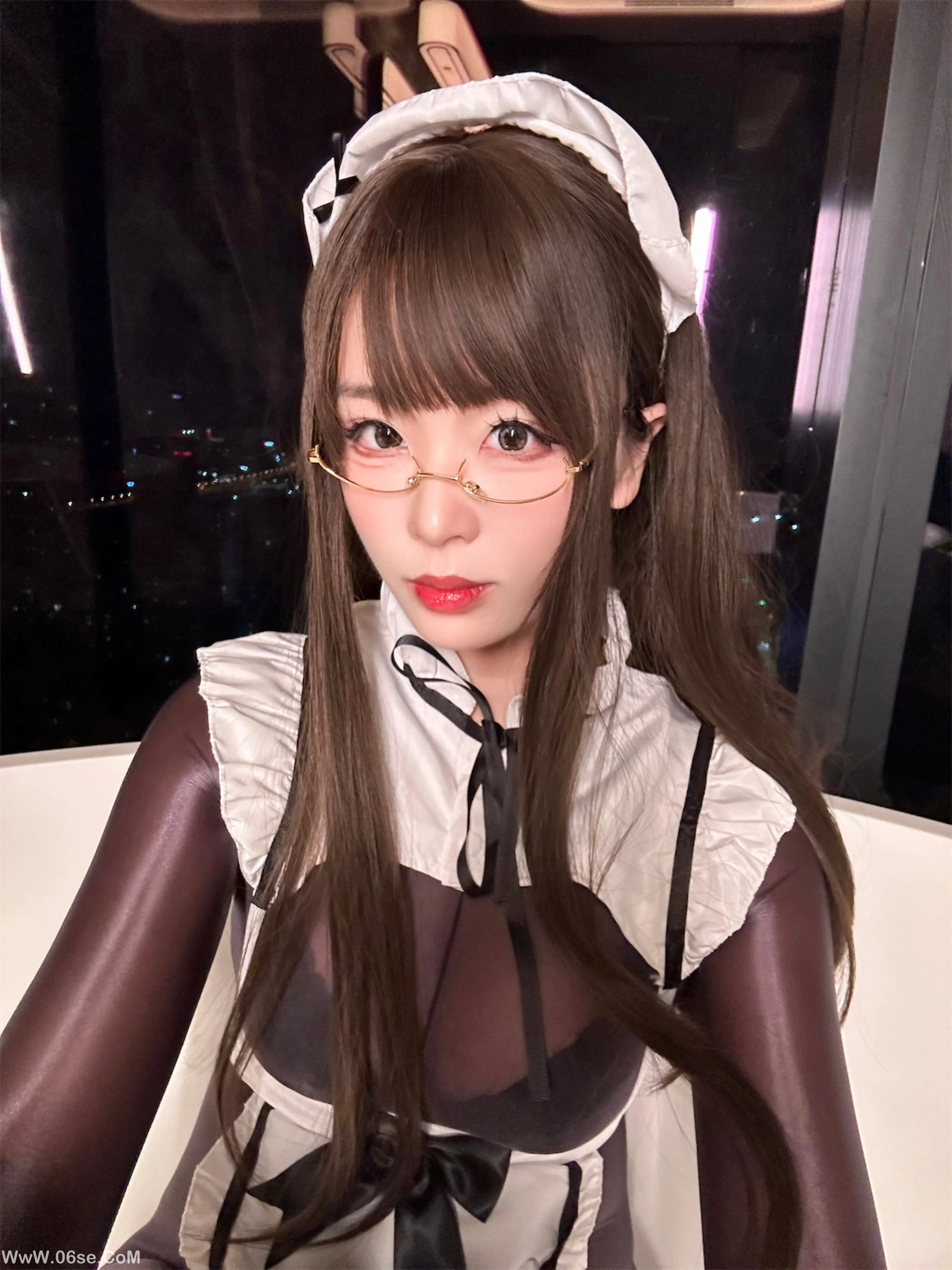 图片[80]-轩萧学姐 – 连体丝女仆-六色网