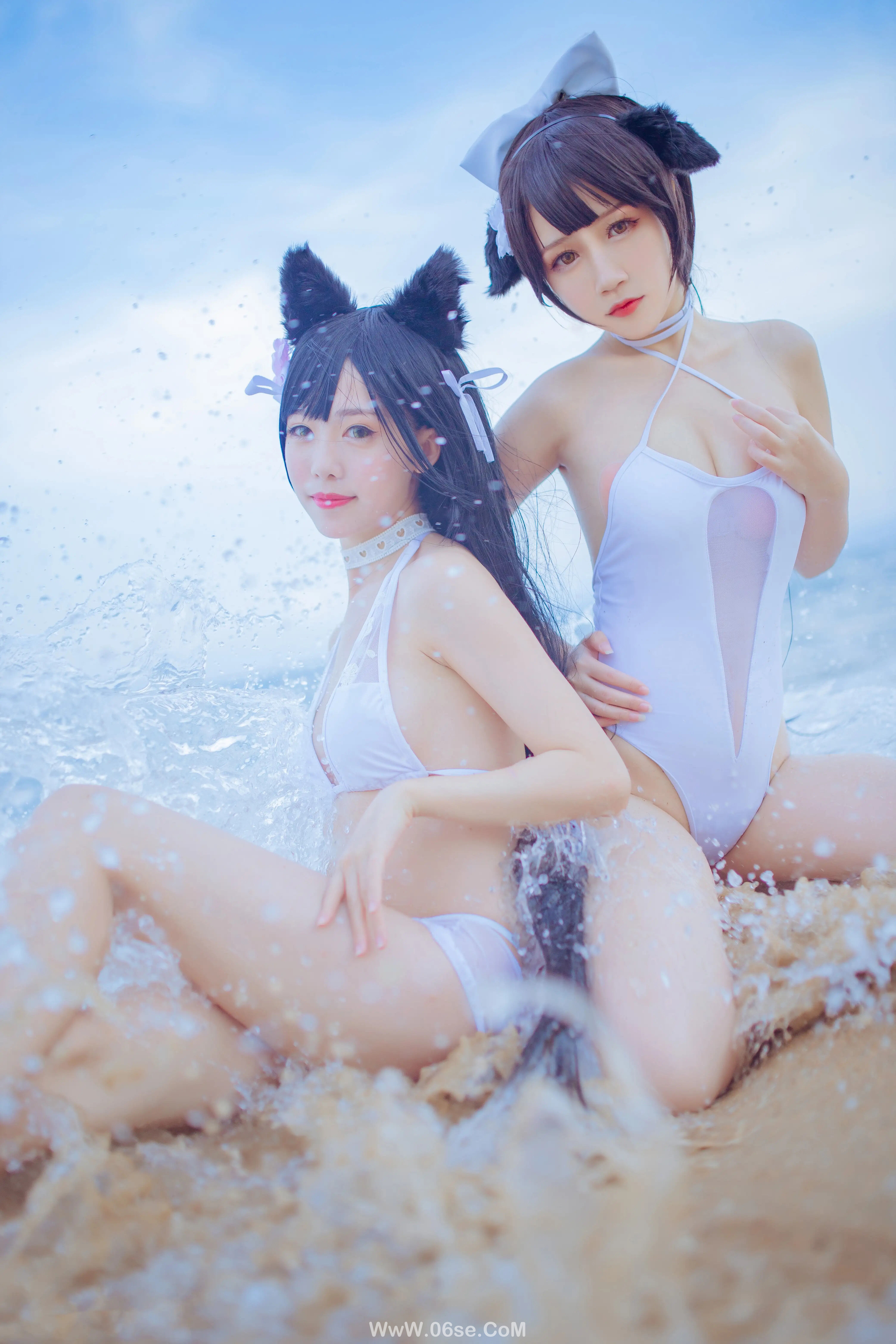 图片[31]-不呆猫 – 獒犬海边泳装 (&抖娘利世)-六色网
