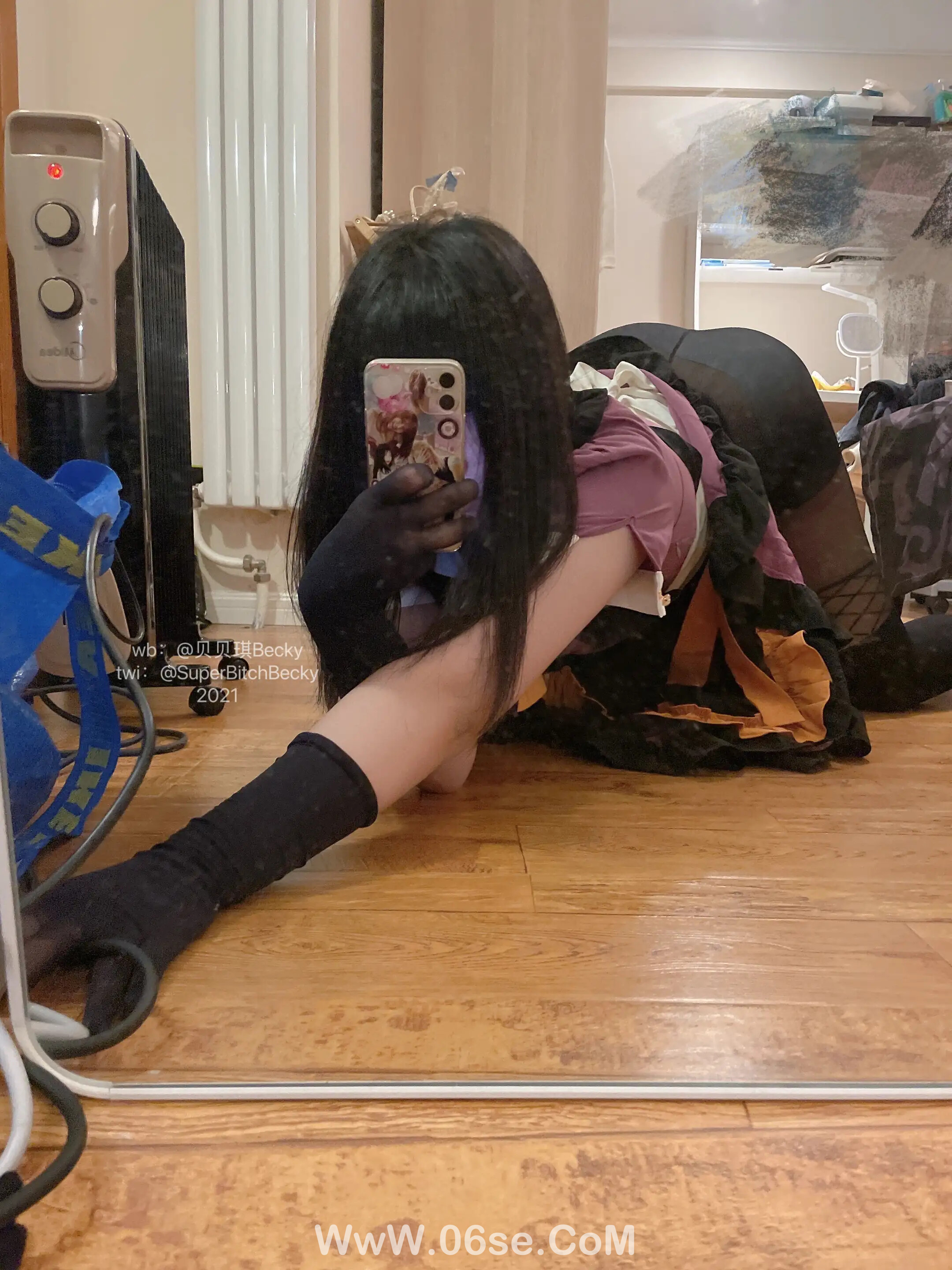 图片[60]-贝贝琪Becky – 对镜黑发辣妹-六色网