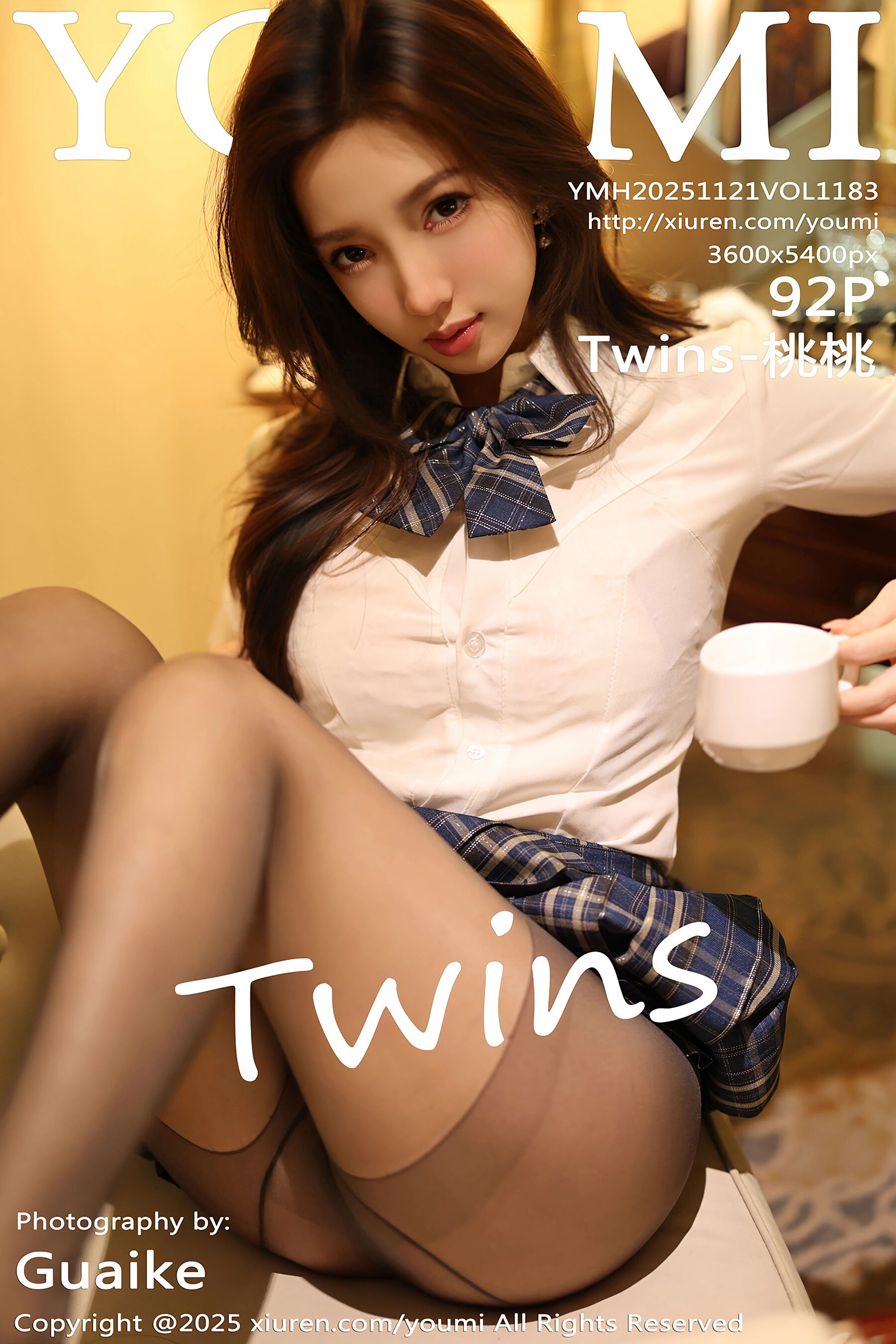 尤蜜荟 - NO.1183 - Twins-桃桃 [93P]-六色网