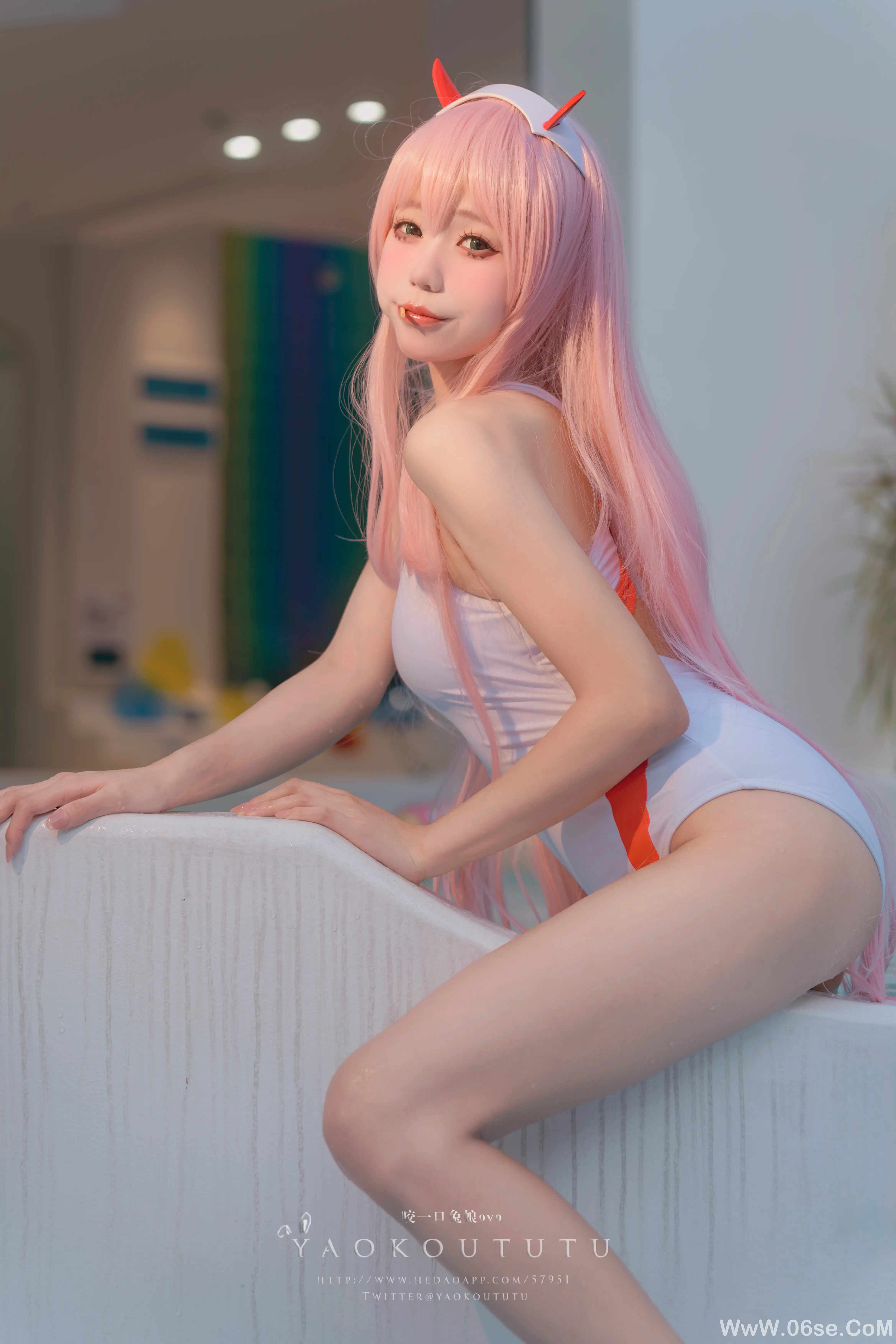 图片[25]-咬一口兔娘 泳装-六色网